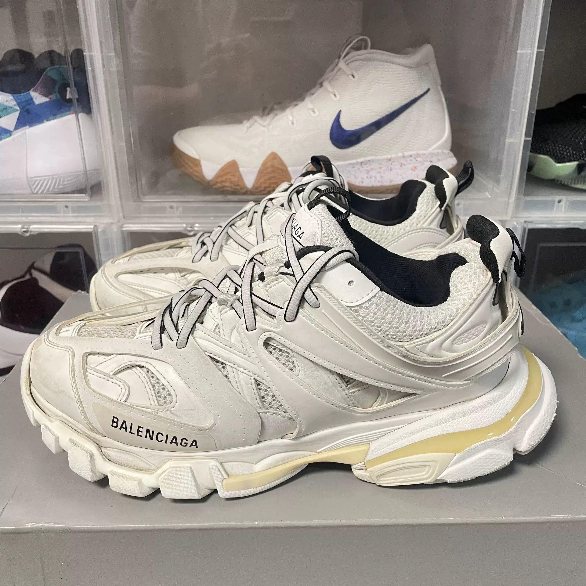 Balenciaga Balenciaga Track White Black Sneakers US 8 Size US 8 / EU 41 - 2 Thumbnail