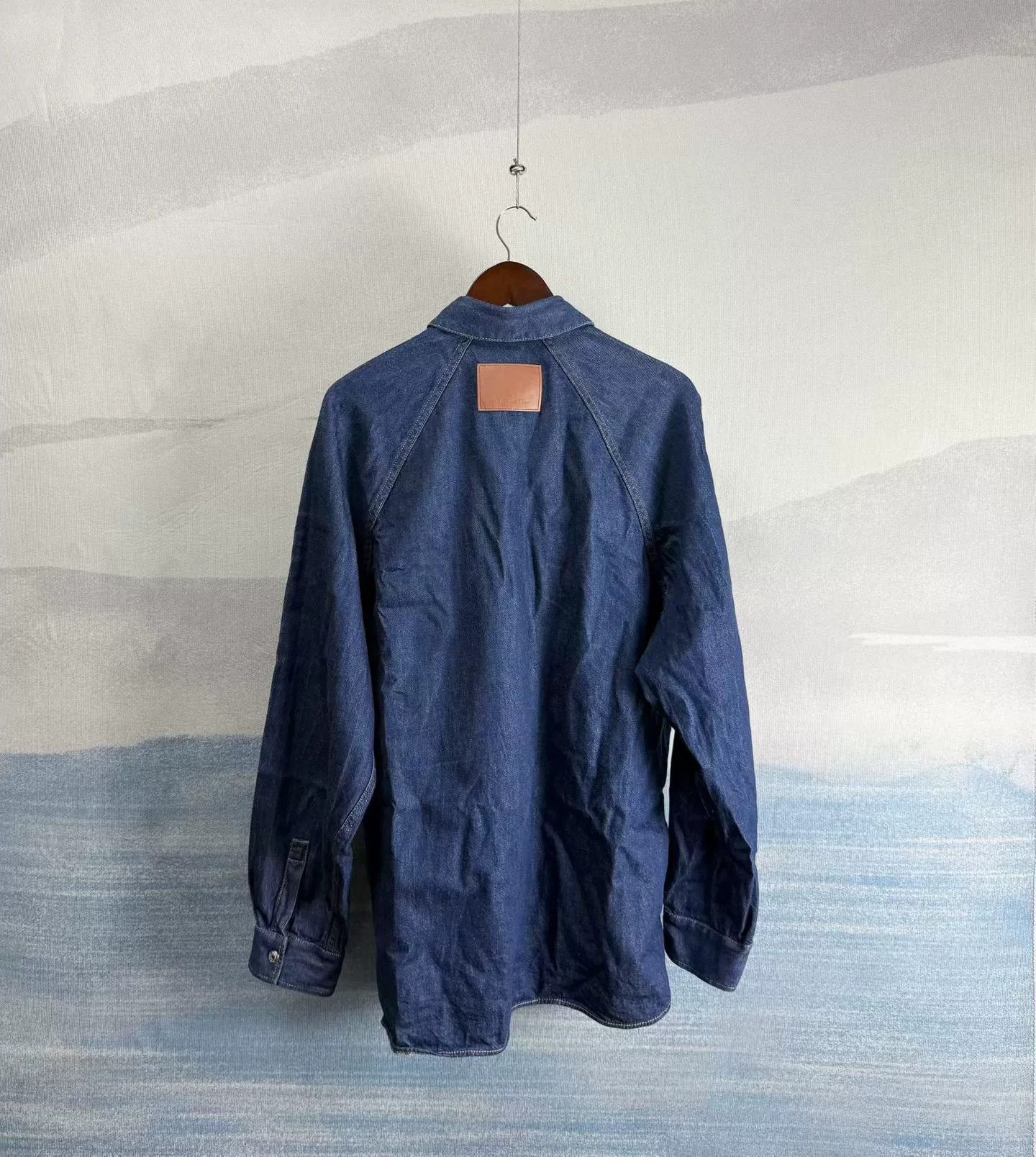 Dior Dior Leather Patch Denim Button Up Shirt Size 40 Size US M / EU 48-50 / 2 - 4 Thumbnail