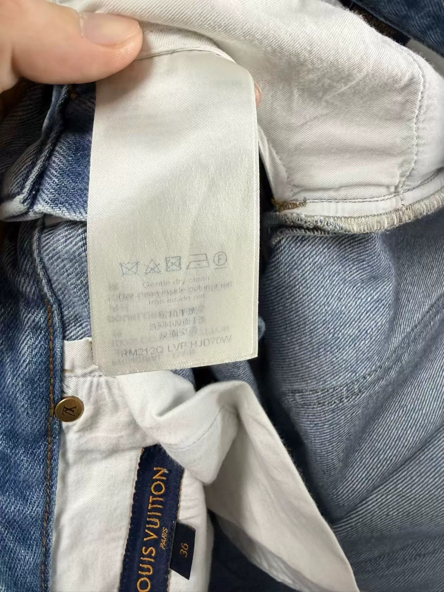 Louis Vuitton Louis Vuitton Light Blue Denim Jeans Size 36 Size US 36 / EU 52 - 5 Thumbnail