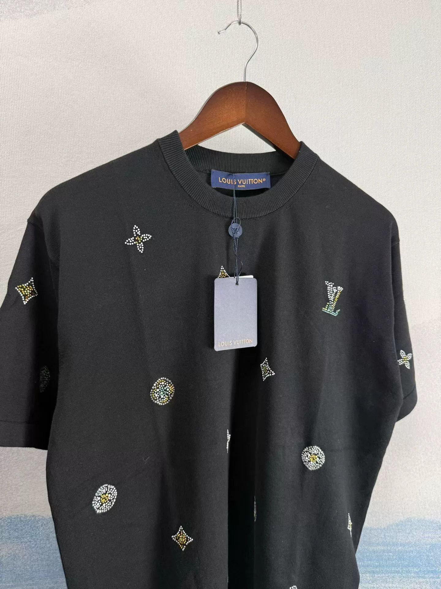 Louis Vuitton Louis Vuitton Monogram Rhinestone T-Shirt Size S Size US S / EU 44-46 / 1 - 3 Thumbnail