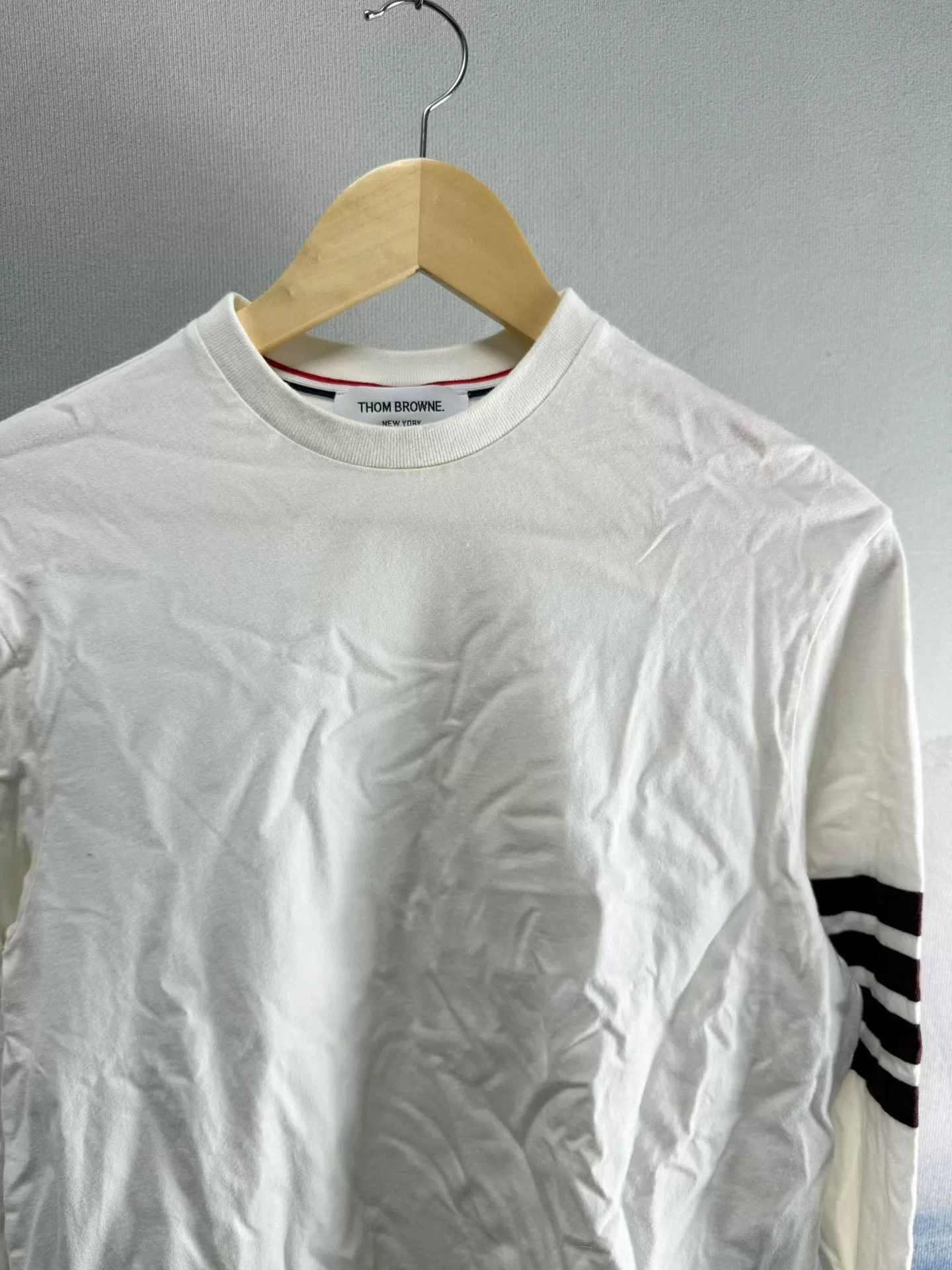 Thom Browne Thom Browne 4-Bar Long Sleeve T-Shirt Size 38 Size US S / EU 44-46 / 1 - 3 Thumbnail