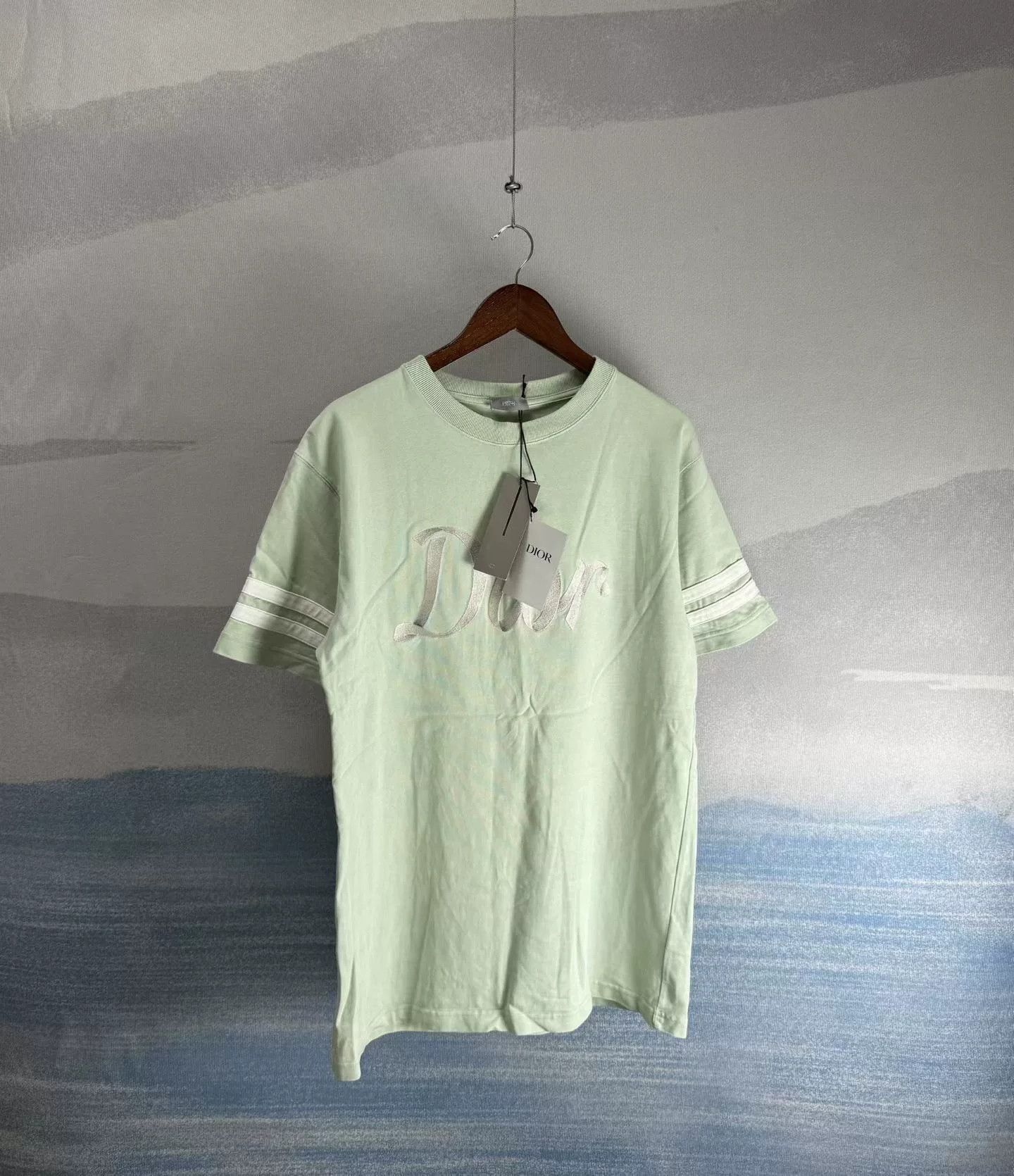 Dior Dior Embroidered 47 T-Shirt Size M Size US M / EU 48-50 / 2 - 2 Thumbnail