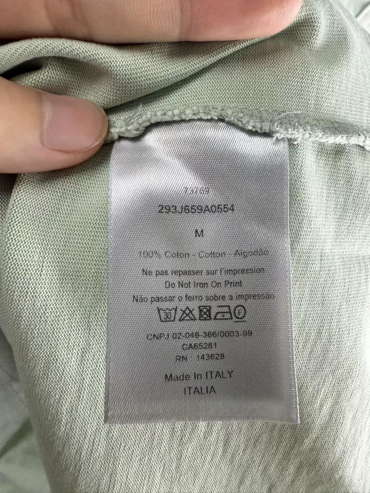 Dior Dior Embroidered 47 T-Shirt Size M Size US M / EU 48-50 / 2 - 5 Thumbnail
