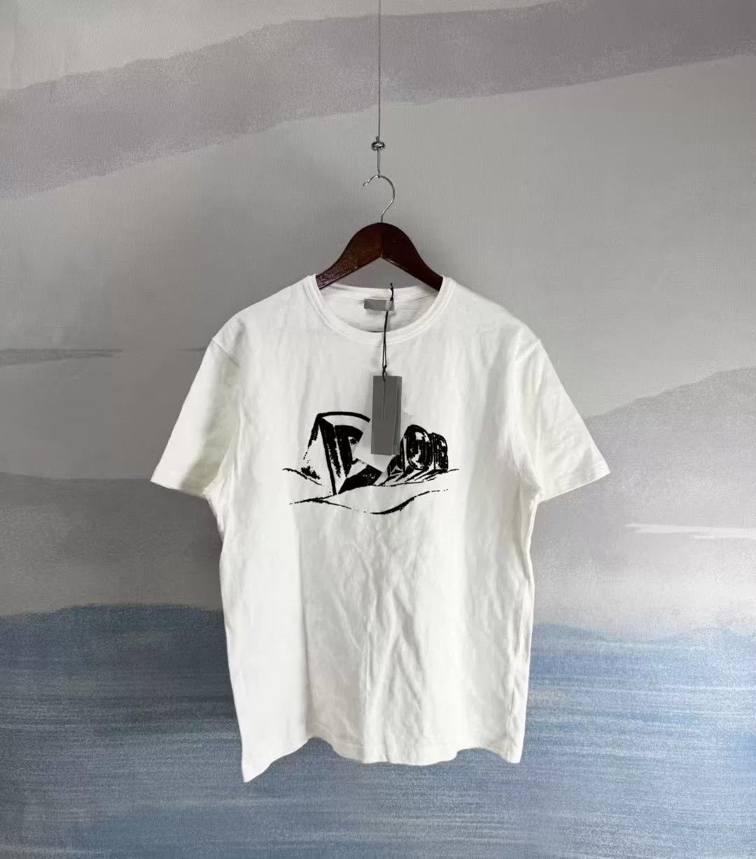 Dior Dior Graffiti Logo T-Shirt Size L Size US L / EU 52-54 / 3 - 2 Thumbnail