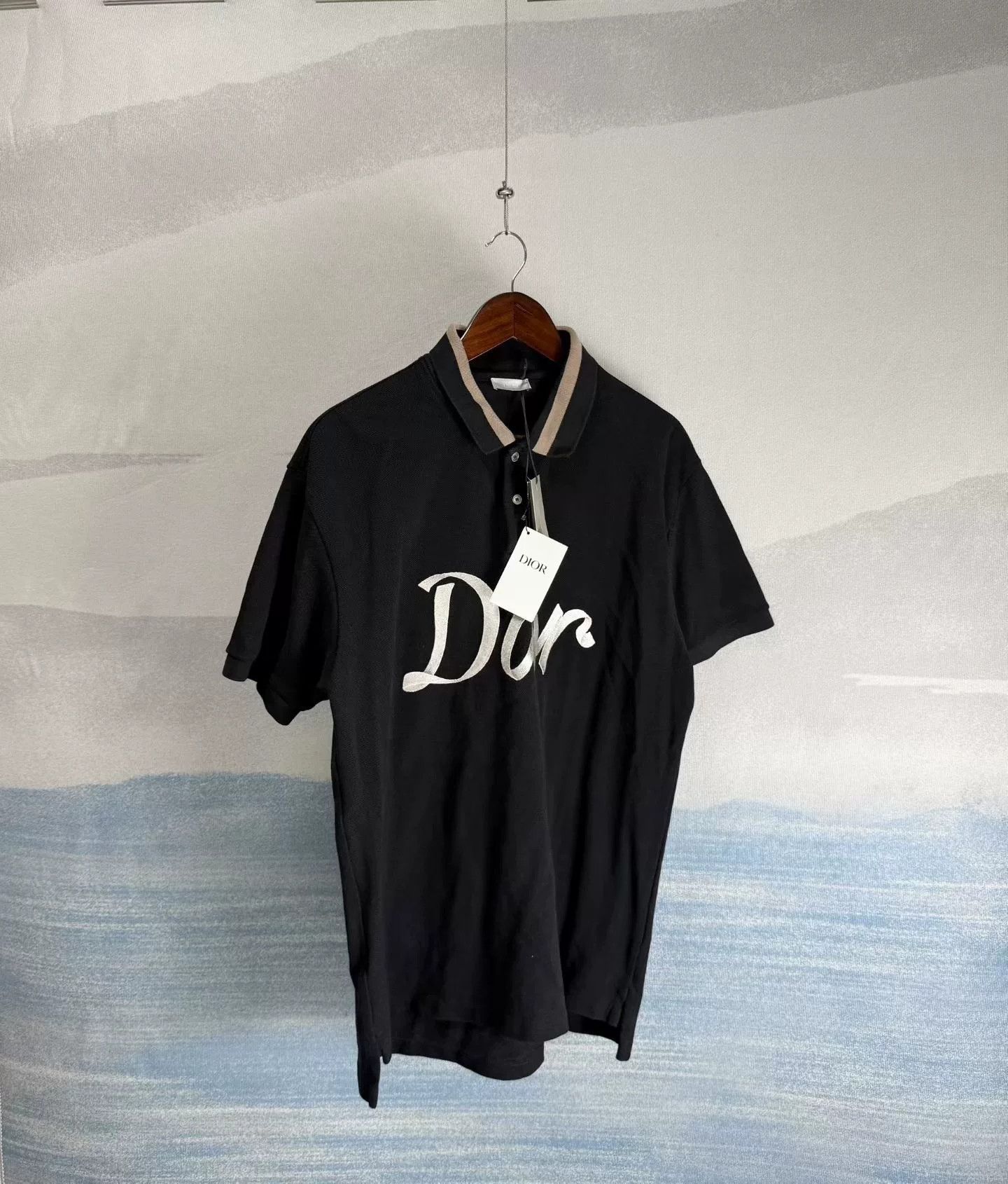 Dior Dior Embroidered Logo Polo Shirt Size XXL Size US XXL / EU 58 / 5 - 2 Thumbnail