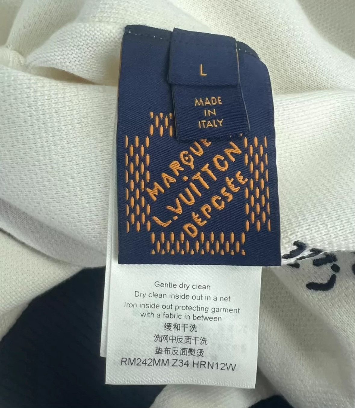 Louis Vuitton Louis Vuitton Striped Knit Zip Jacket Size L Size US L / EU 52-54 / 3 - 5 Thumbnail