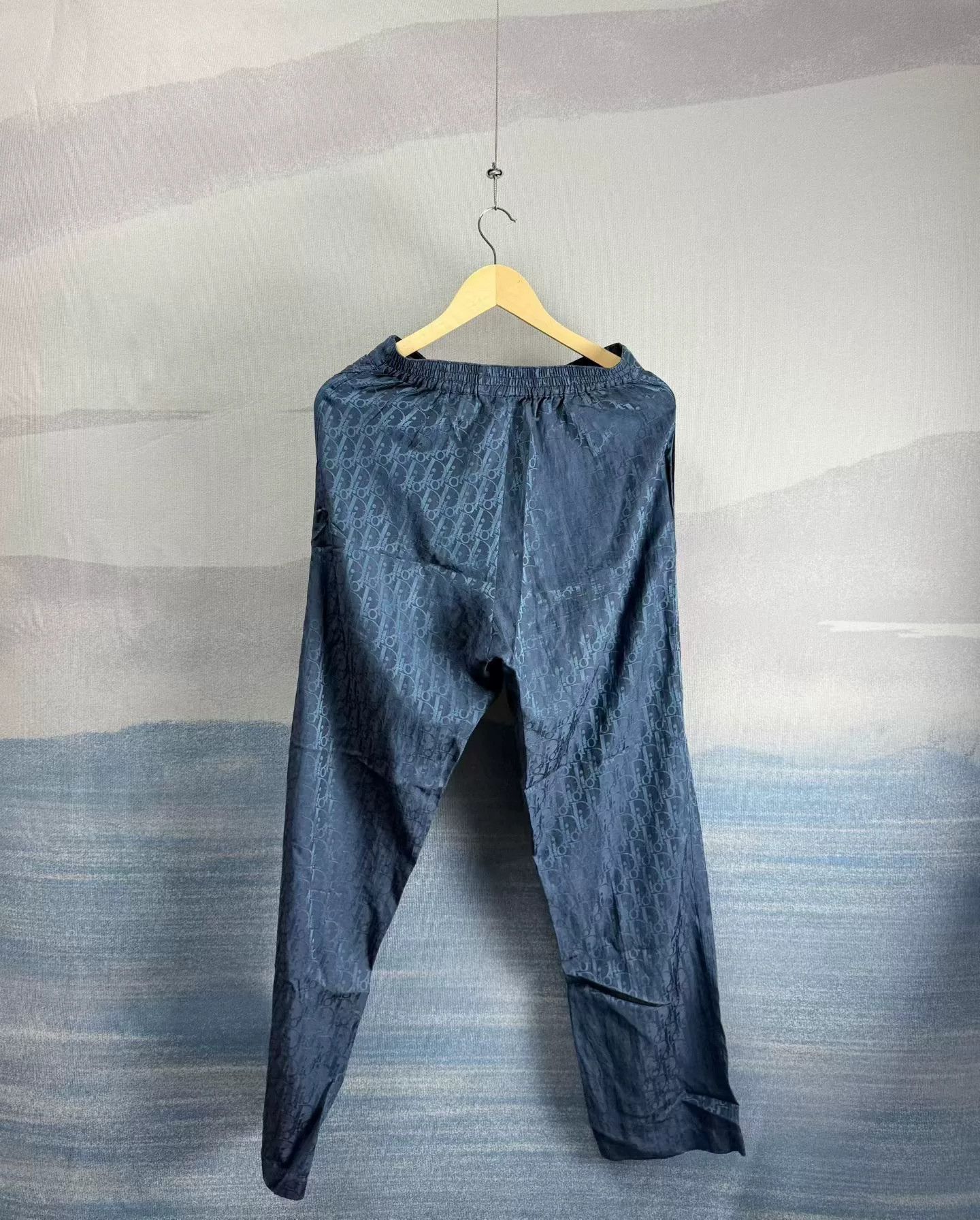 Dior Dior Monogram Silk Blend Trousers Size 46 Size US 30 / EU 46 - 4 Thumbnail