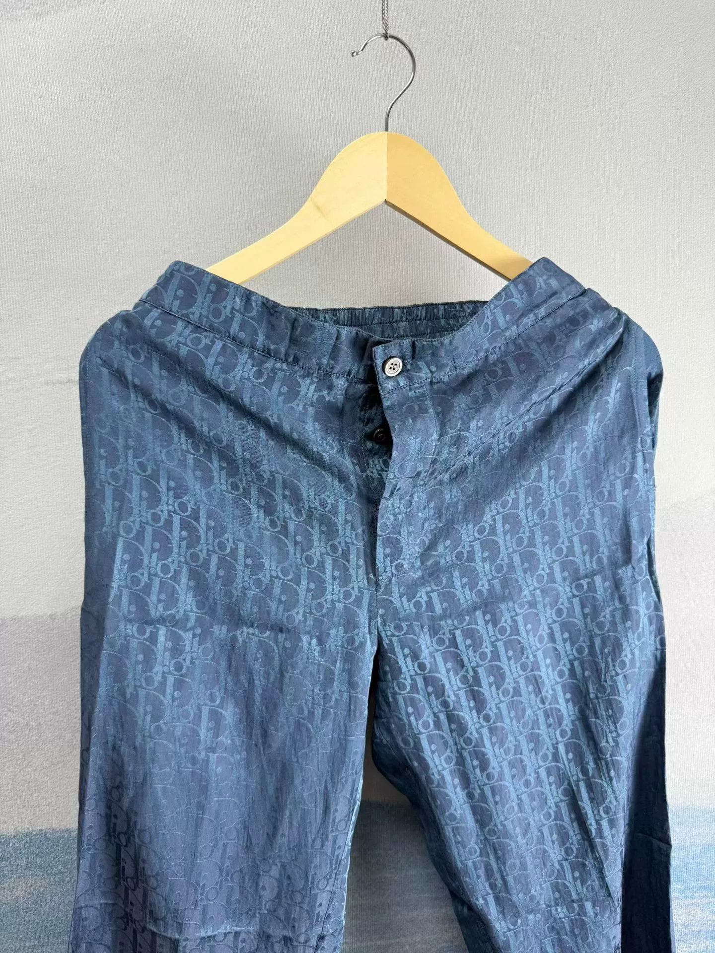 Dior Dior Monogram Silk Blend Trousers Size 46 Size US 30 / EU 46 - 3 Thumbnail