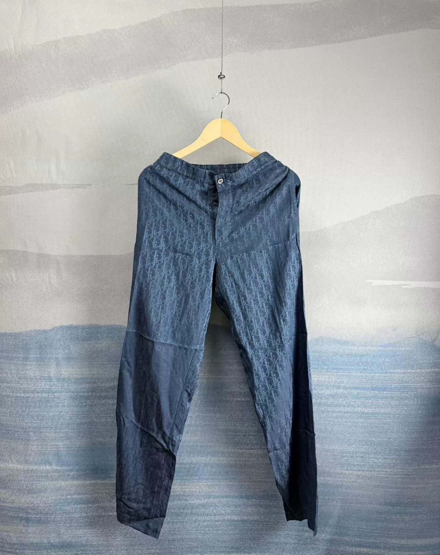 Dior Dior Monogram Silk Blend Trousers Size 46 Size US 30 / EU 46 - 2 Thumbnail