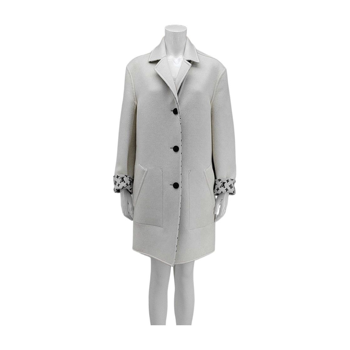 Louis Vuitton Louis Vuitton Reversible Monogram Coat Size 34 Size XS / US 0-2 / IT 36-38 - 2 Thumbnail