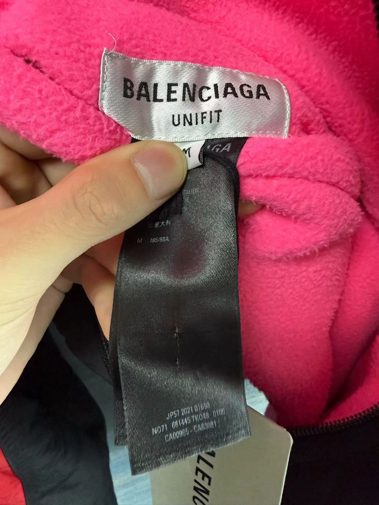 Balenciaga Balenciaga Reversible Fleece Jacket Size M Size US M / EU 48-50 / 2 - 8 Thumbnail