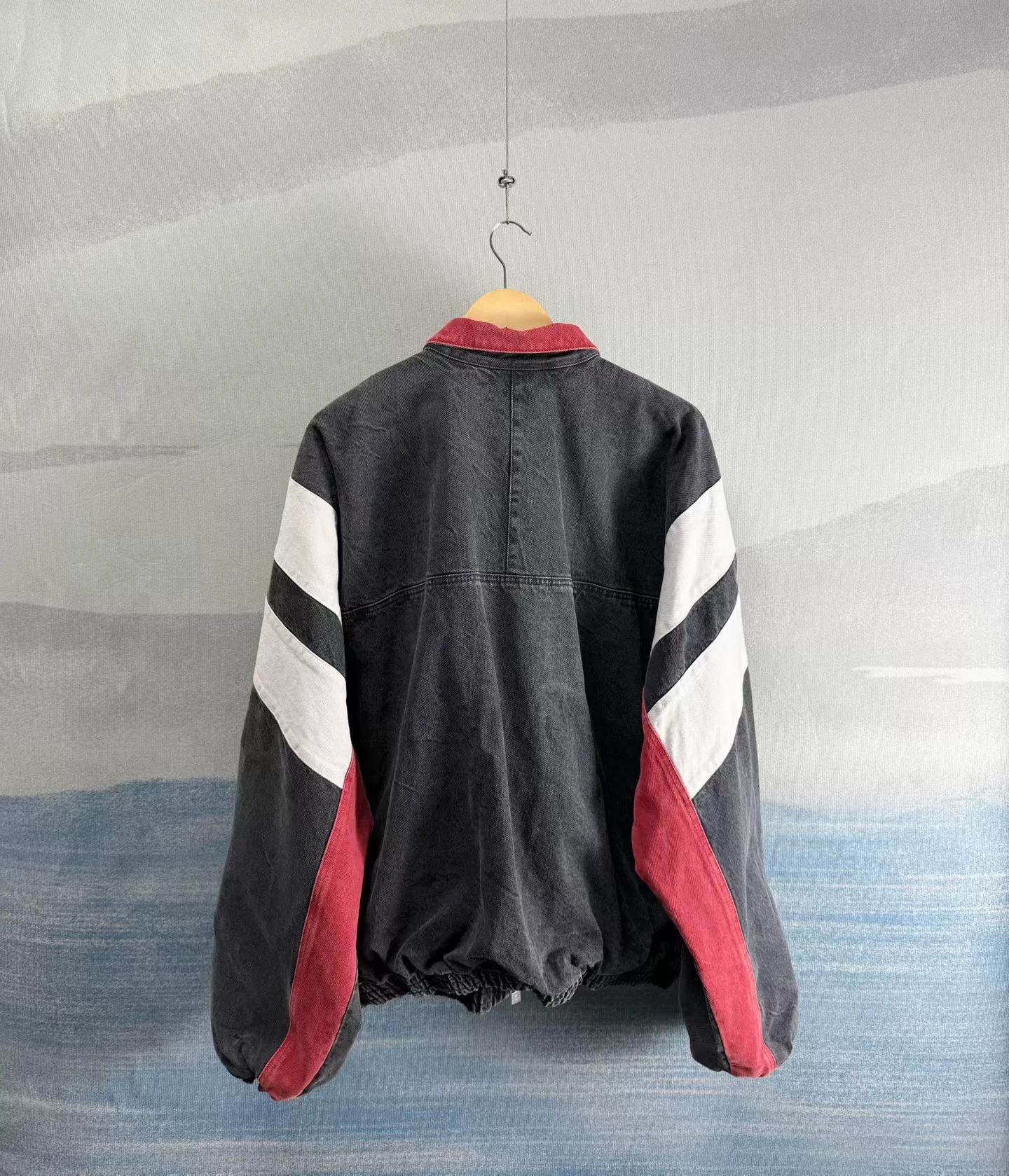 Balenciaga Balenciaga Colorblock Denim Jacket Size 3 Size US L / EU 52-54 / 3 - 4 Thumbnail