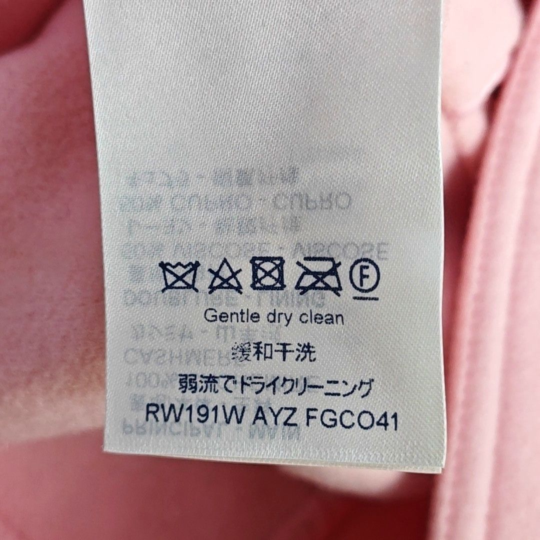 Louis Vuitton Louis Vuitton Pink Cashmere Coat Size 36 Size XS / US 0-2 / IT 36-38 - 4 Thumbnail