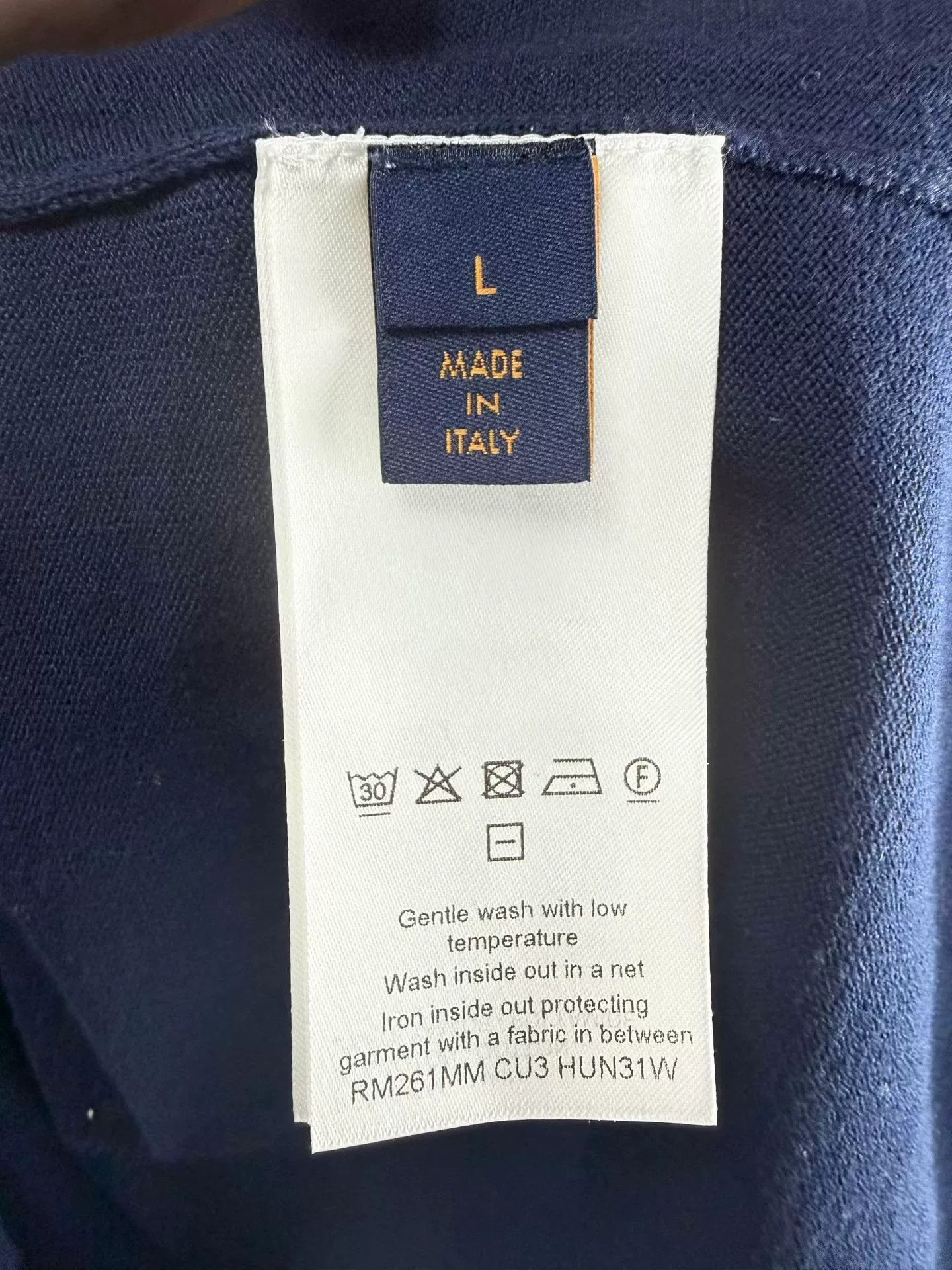 Louis Vuitton Louis Vuitton Monogram Intarsia T-Shirt Size L Size US L / EU 52-54 / 3 - 5 Thumbnail