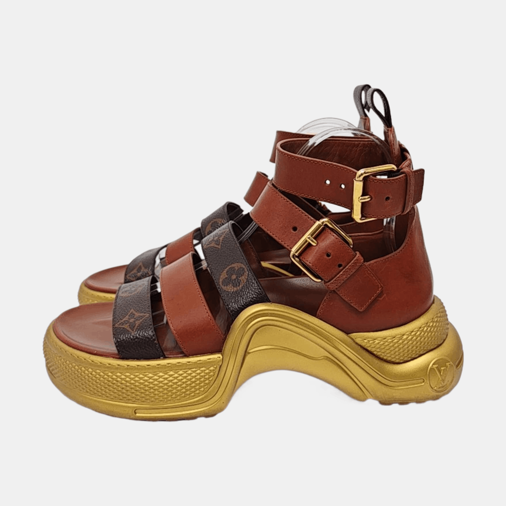 Louis Vuitton Louis Vuitton Monogram Platform Sandals Size 38 Size US 8 / IT 38 - 6 Thumbnail