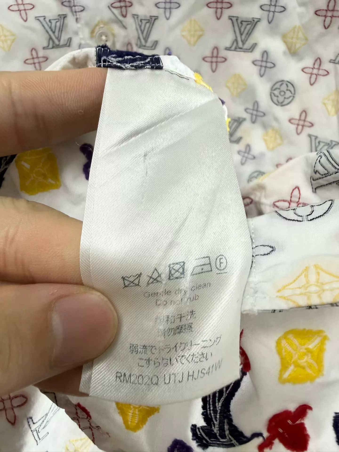 Louis Vuitton Louis Vuitton Monogram Embroidery Shirt XS Size US XS / EU 42 / 0 - 5 Thumbnail