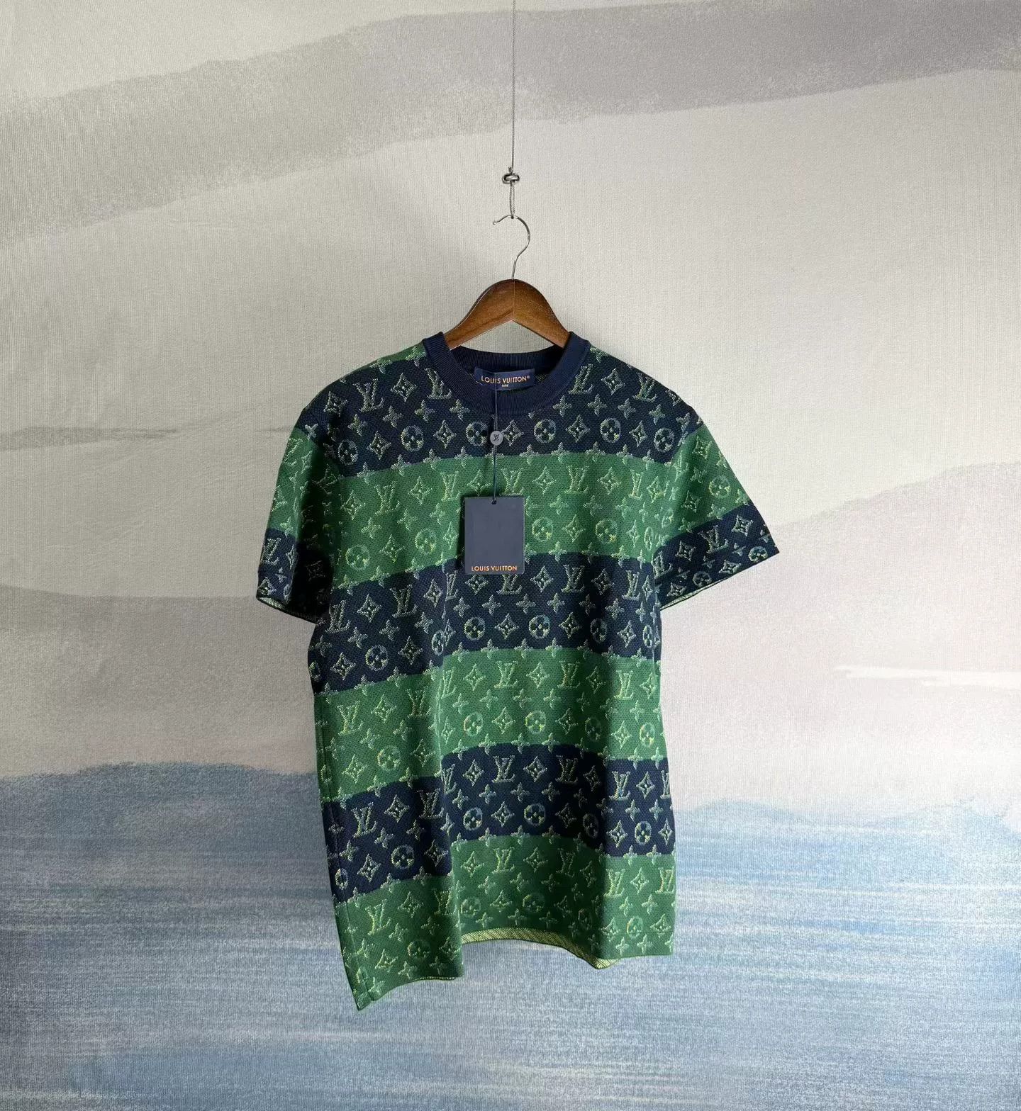 Louis Vuitton Louis Vuitton Monogram Stripe Knit Tee Size XS Size US XS / EU 42 / 0 - 2 Thumbnail