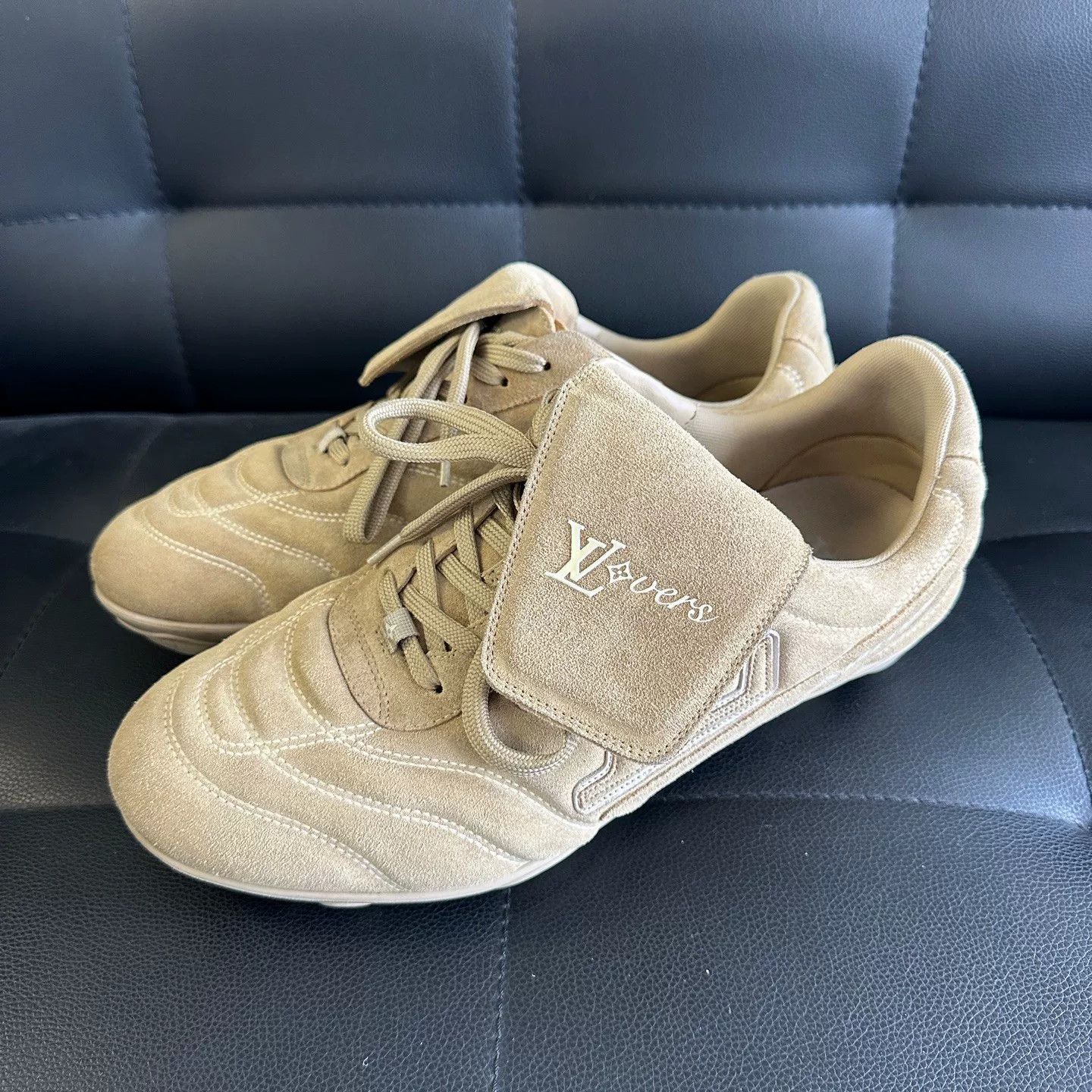 Louis Vuitton Louis Vuitton Suede Soccer Sneakers US 9 Size US 9 / EU 42 - 2 Thumbnail