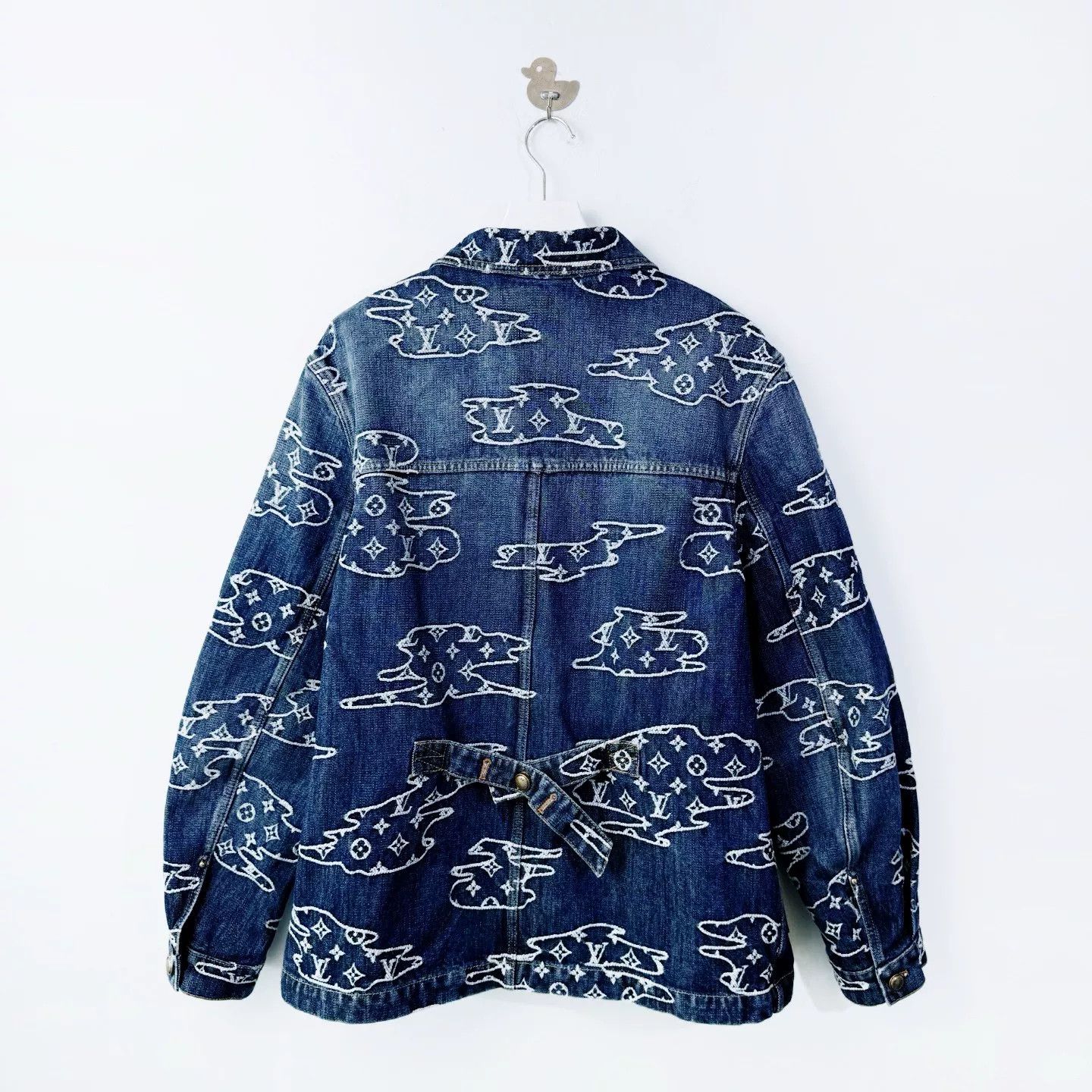 Louis Vuitton Louis Vuitton Cloud Jacquard Denim Jacket Size 52 Size US L / EU 52-54 / 3 - 3 Thumbnail