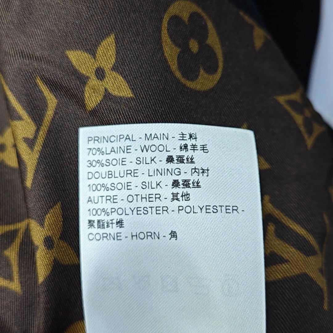 Louis Vuitton Louis Vuitton Wool Silk Gold Button Jacket Size 36 Size XS / US 0-2 / IT 36-38 - 3 Thumbnail