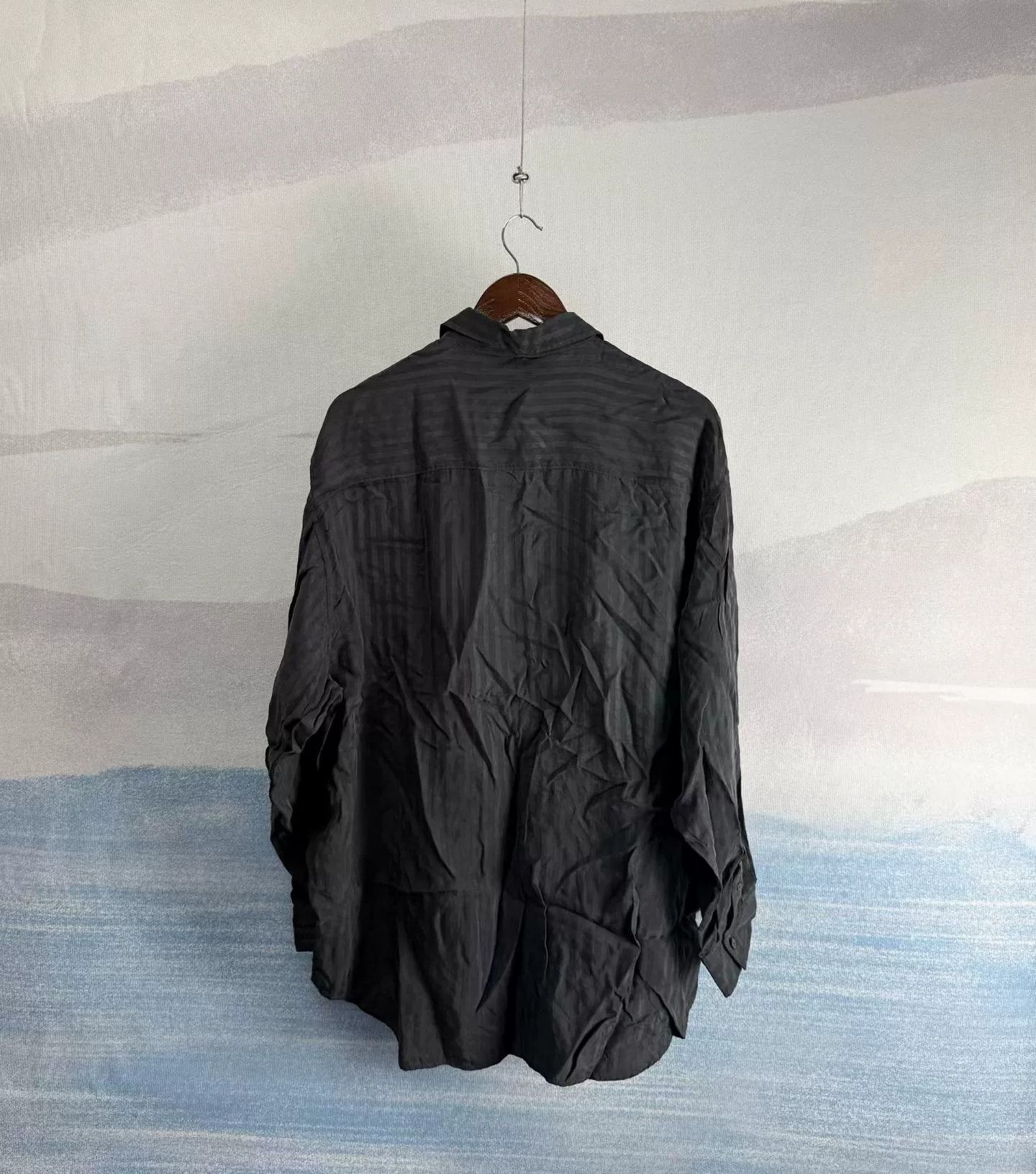 Balenciaga Balenciaga Stripe Silk Button Up Shirt Size XS Size XS / US 0-2 / IT 36-38 - 4 Thumbnail