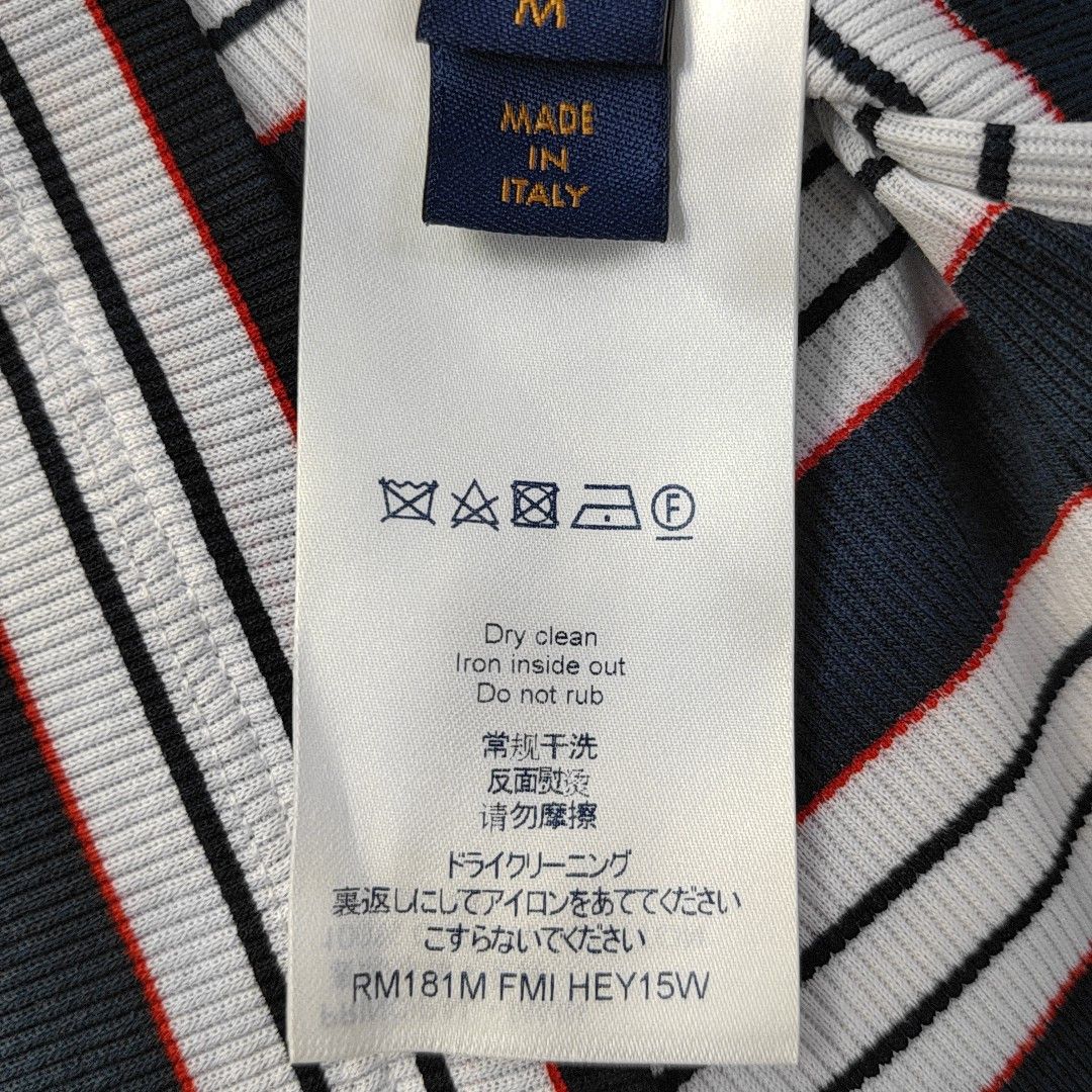 Louis Vuitton Louis Vuitton Striped Cotton T-Shirt Size M Size M / US 6-8 / IT 42-44 - 4 Thumbnail