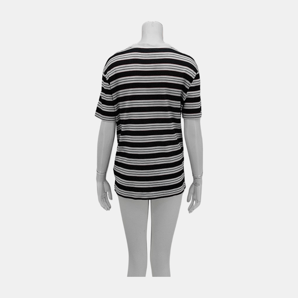 Louis Vuitton Louis Vuitton Striped Cotton T-Shirt Size M Size M / US 6-8 / IT 42-44 - 2 Thumbnail