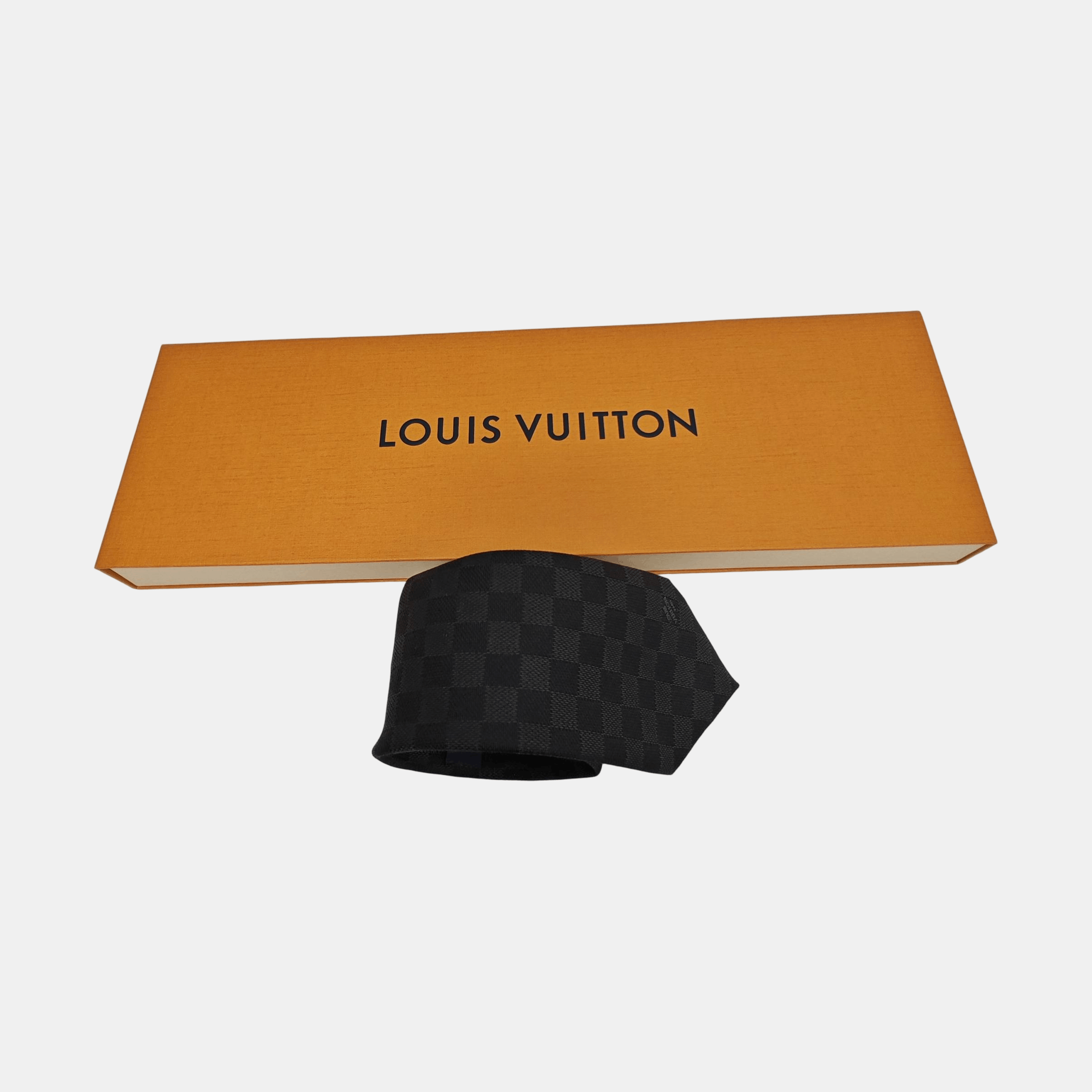 Louis Vuitton LOUIS VUITTON Damier Silk Tie Size ONE SIZE - 5 Thumbnail