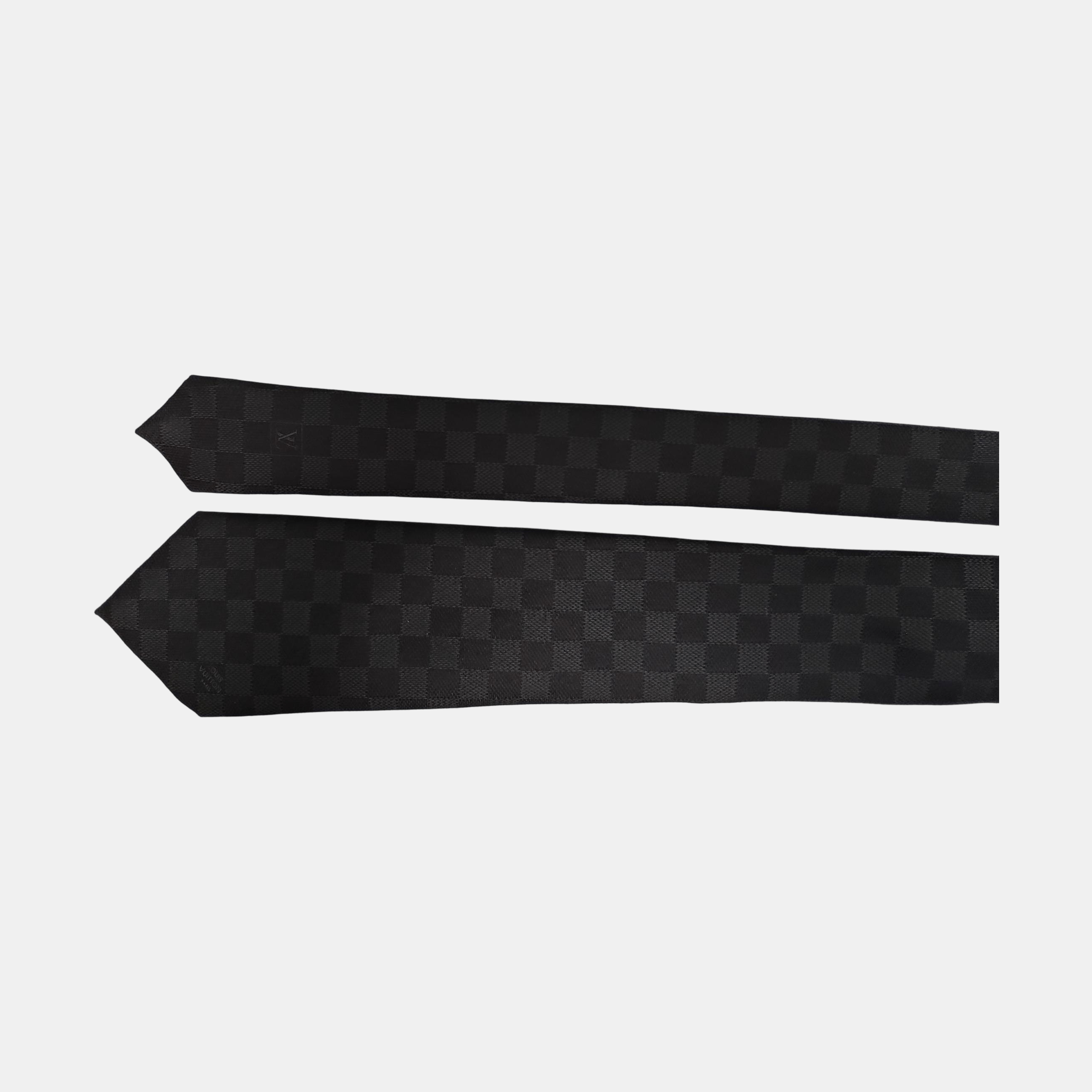 Louis Vuitton LOUIS VUITTON Damier Silk Tie Size ONE SIZE - 2 Thumbnail