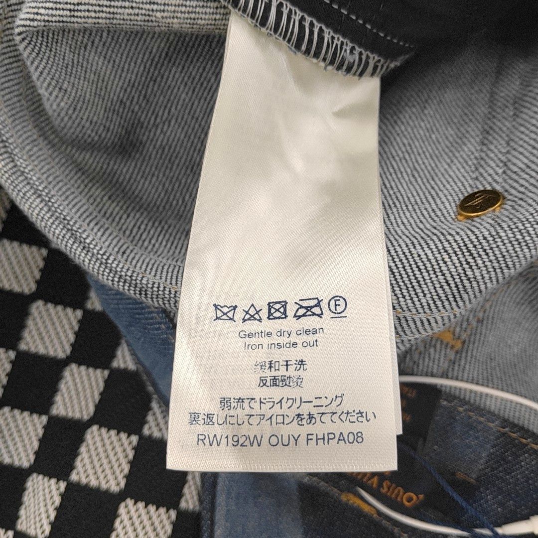 Louis Vuitton Louis Vuitton Damier Pattern Jeans Size 38 Size 27" / US 4 / IT 40 - 4 Thumbnail