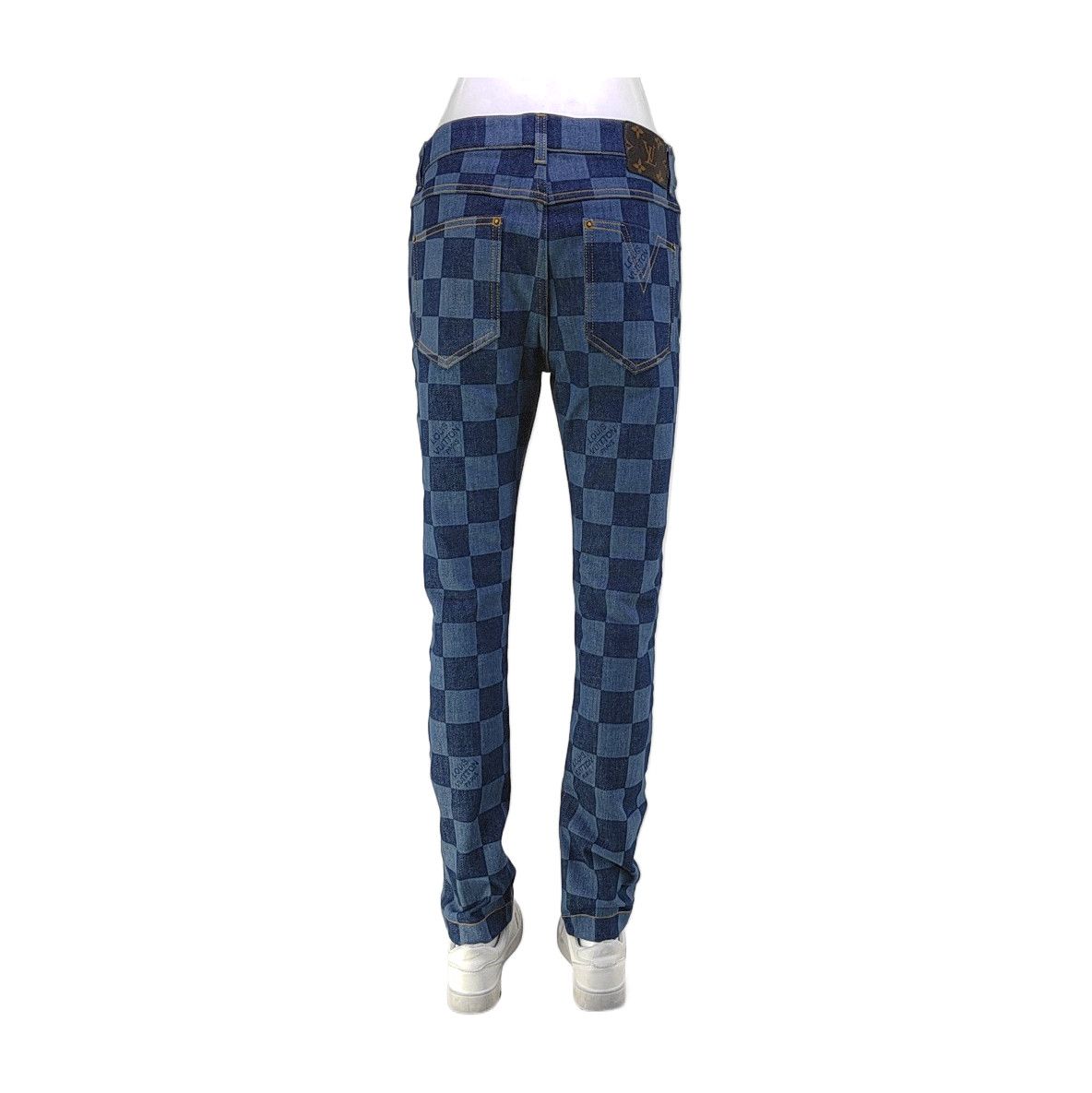 Louis Vuitton Louis Vuitton Damier Pattern Jeans Size 38 Size 27" / US 4 / IT 40 - 2 Thumbnail