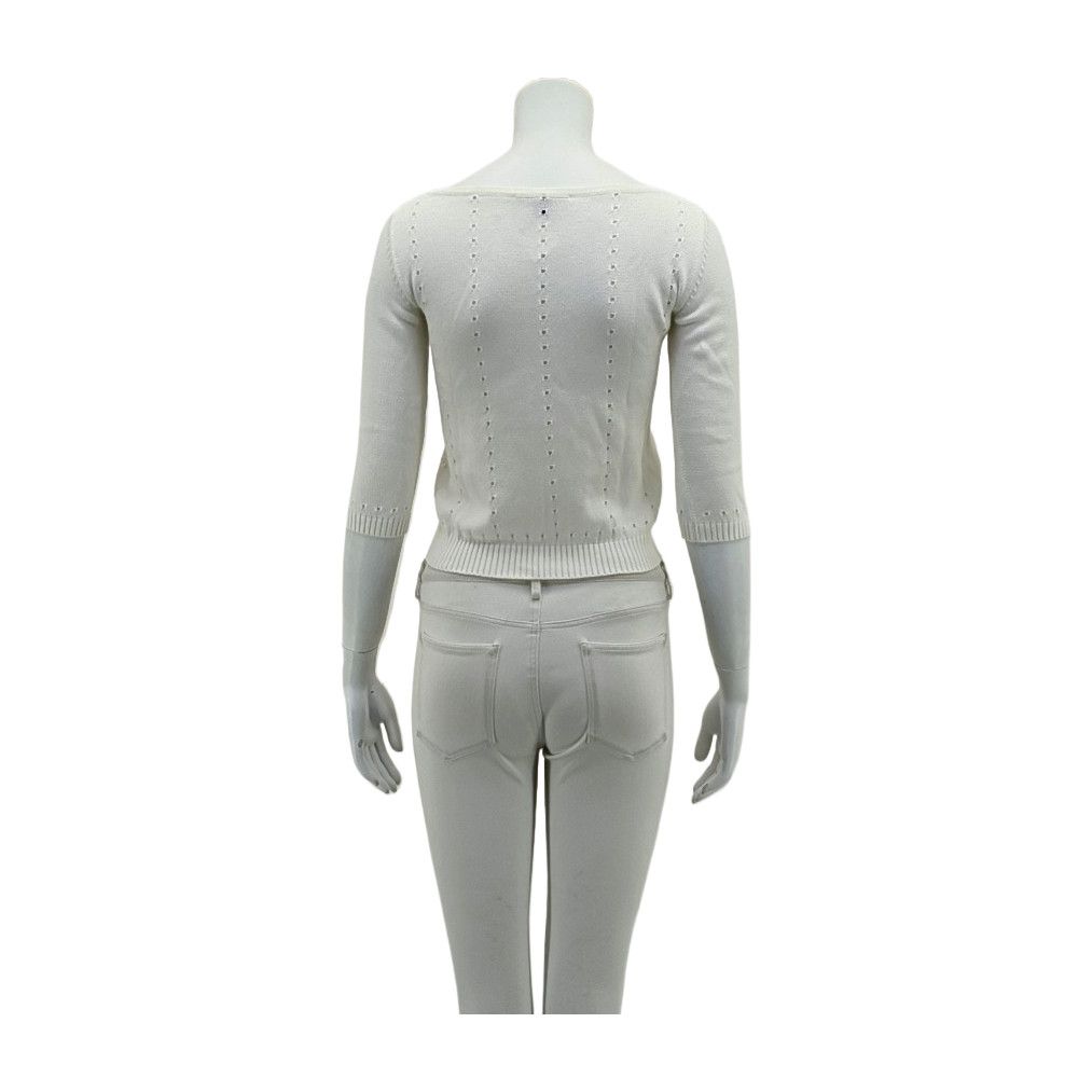Louis Vuitton Louis Vuitton Perforated Sweater Size XS Size XS / US 0-2 / IT 36-38 - 2 Thumbnail