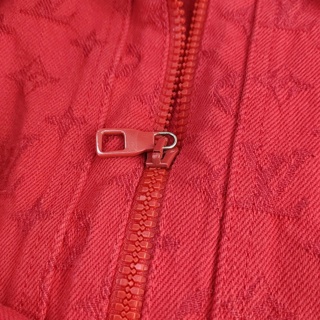 Louis Vuitton Louis Vuitton Monogram Cotton Jacket Red Size M Size US M / EU 48-50 / 2 - 5 Thumbnail