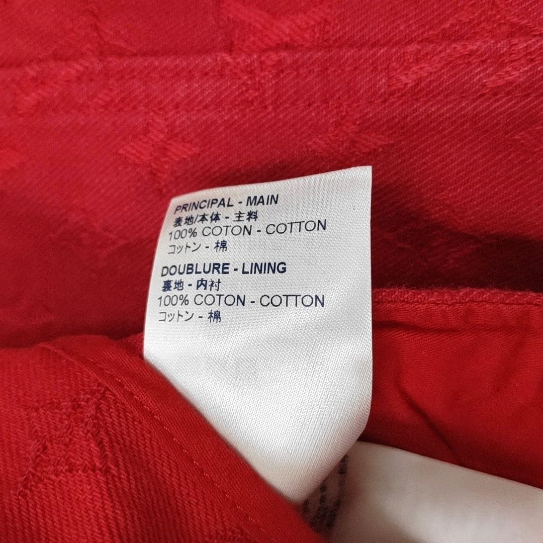 Louis Vuitton Louis Vuitton Monogram Cotton Jacket Red Size M Size US M / EU 48-50 / 2 - 3 Thumbnail