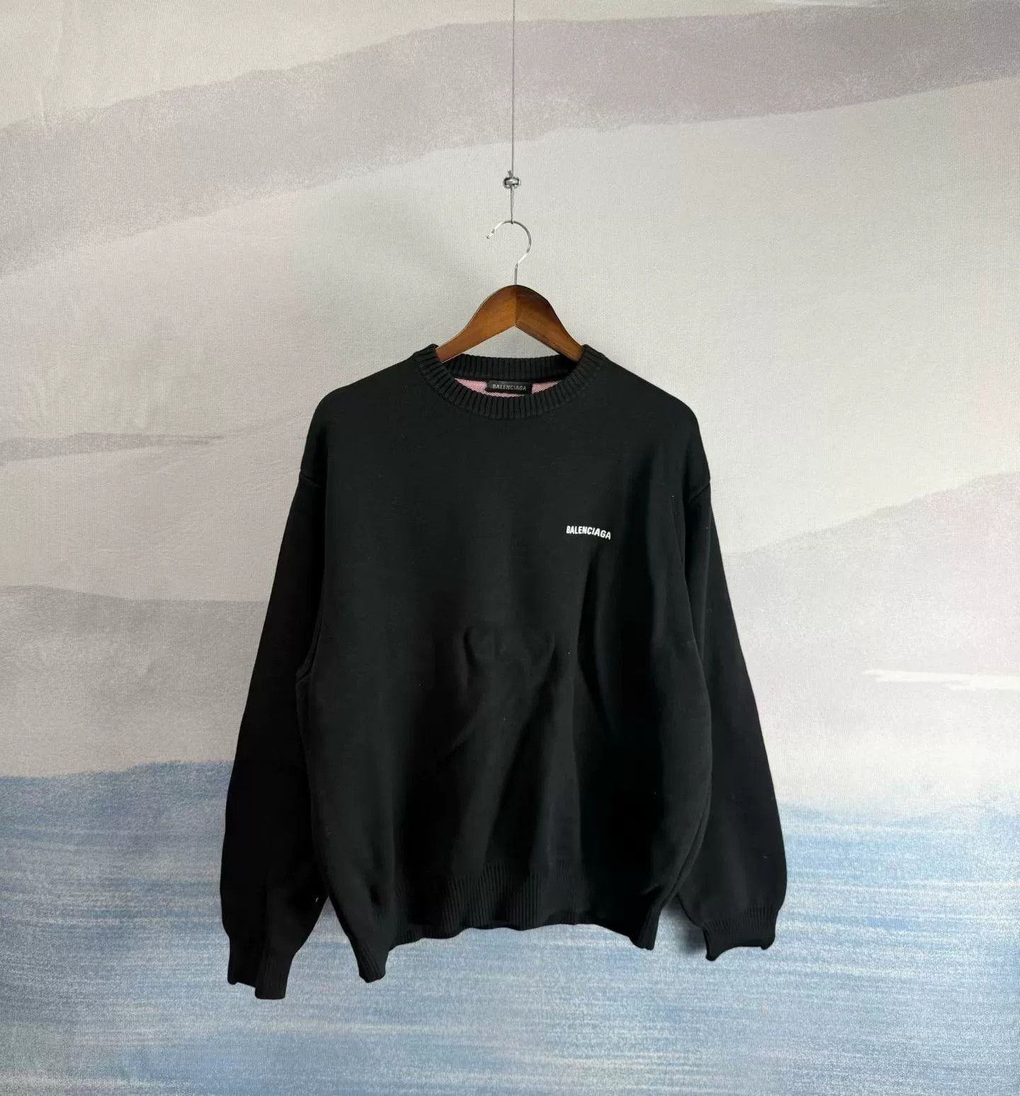 Balenciaga Balenciaga Political Campaign Logo Knit Sweater Size L Size US L / EU 52-54 / 3 - 2 Thumbnail