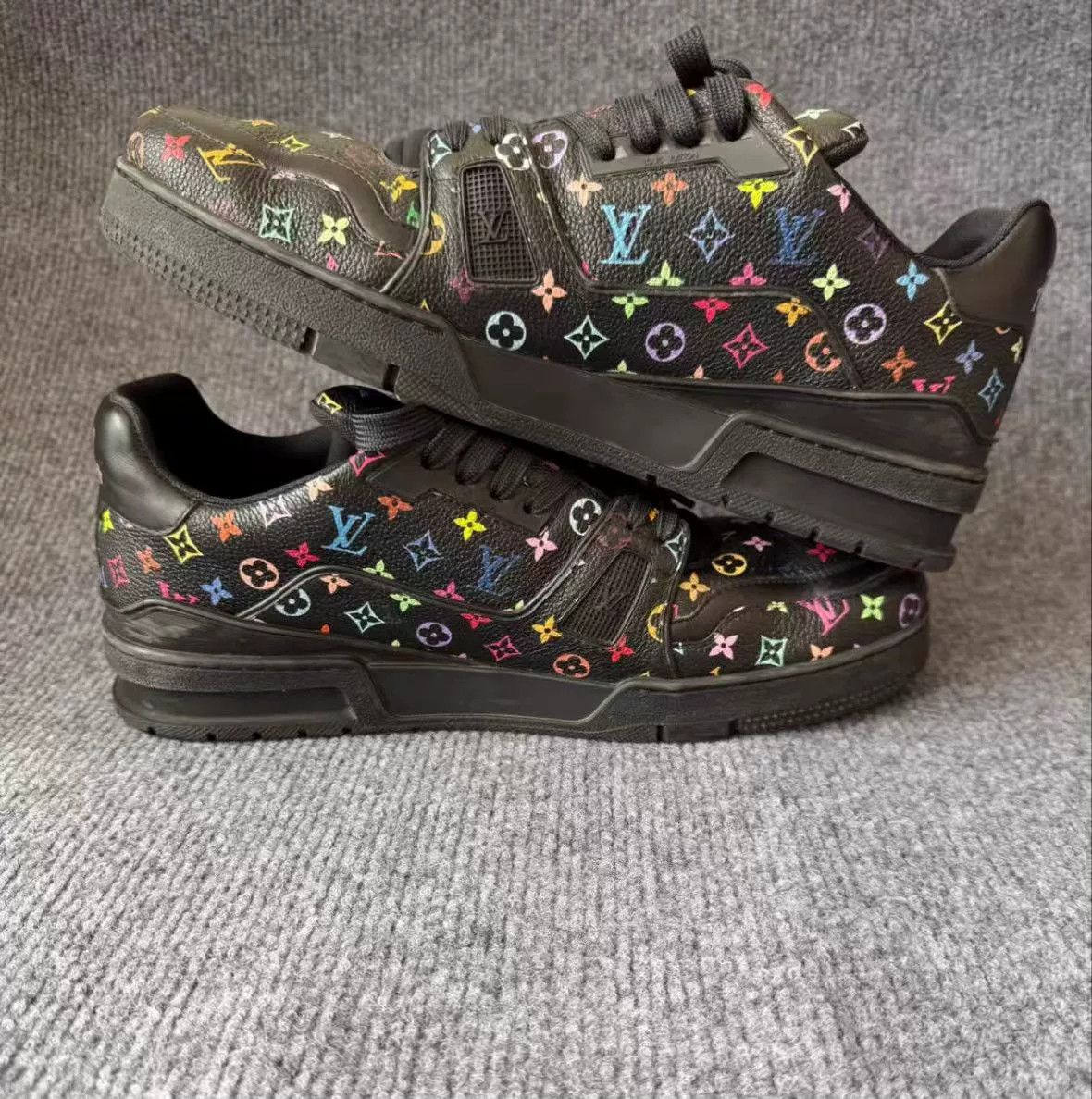 Louis Vuitton Louis Vuitton LV Trainer Multicolor Sneakers Size 11 Size US 11 / EU 44 - 5 Thumbnail