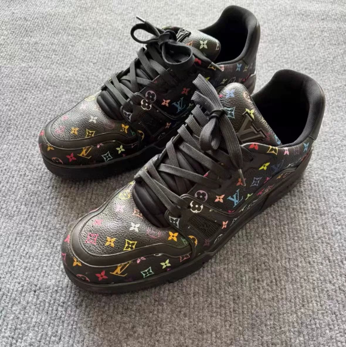 Louis Vuitton Louis Vuitton LV Trainer Multicolor Sneakers Size 11 Size US 11 / EU 44 - 2 Thumbnail