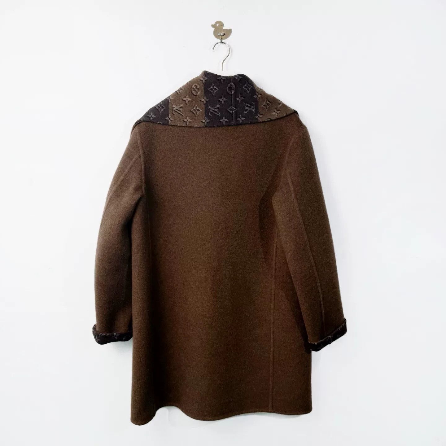 Louis Vuitton Louis Vuitton Monogram Wool Blend Coat Size 52 Size US L / EU 52-54 / 3 - 3 Thumbnail