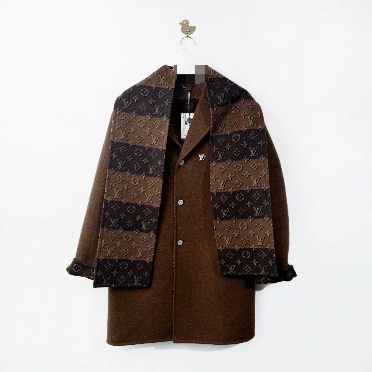 Louis Vuitton Louis Vuitton Monogram Wool Blend Coat Size 52 Size US L / EU 52-54 / 3 - 2 Thumbnail