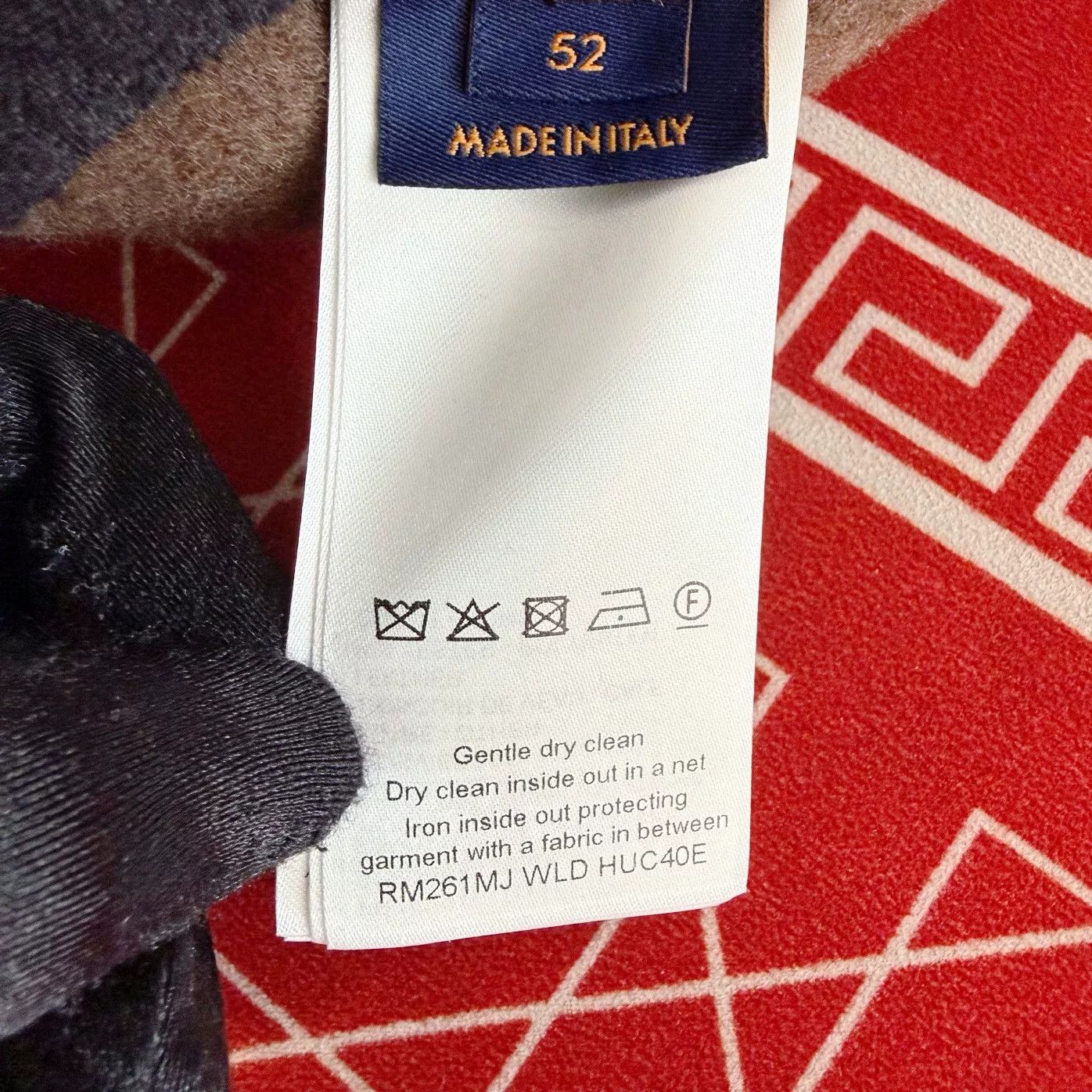 Louis Vuitton Louis Vuitton Monogram Wool Blend Coat Size 52 Size US L / EU 52-54 / 3 - 8 Thumbnail
