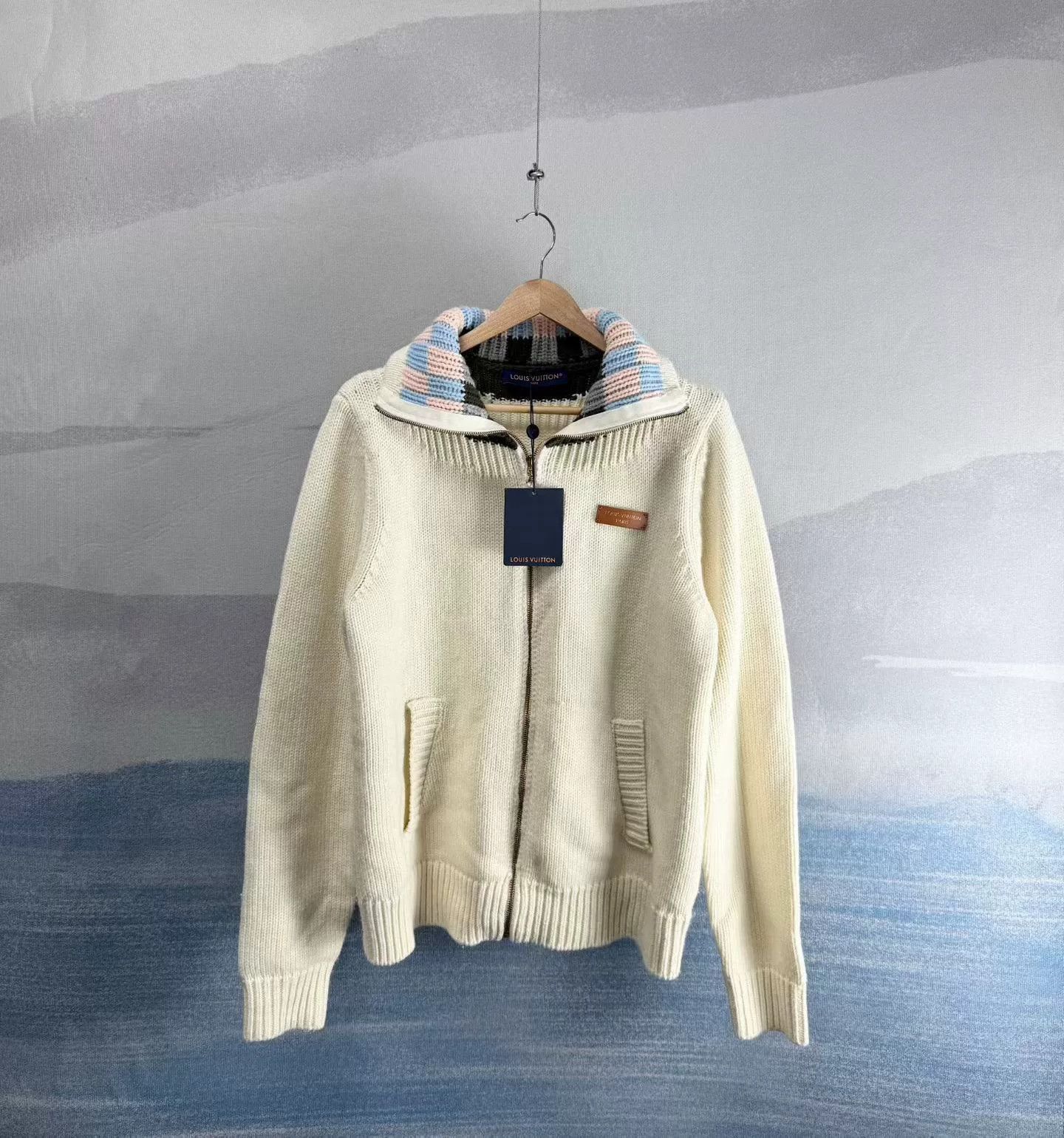 Louis Vuitton Louis Vuitton Embroidered Logo Knit Jacket Size S Size US S / EU 44-46 / 1 - 2 Thumbnail