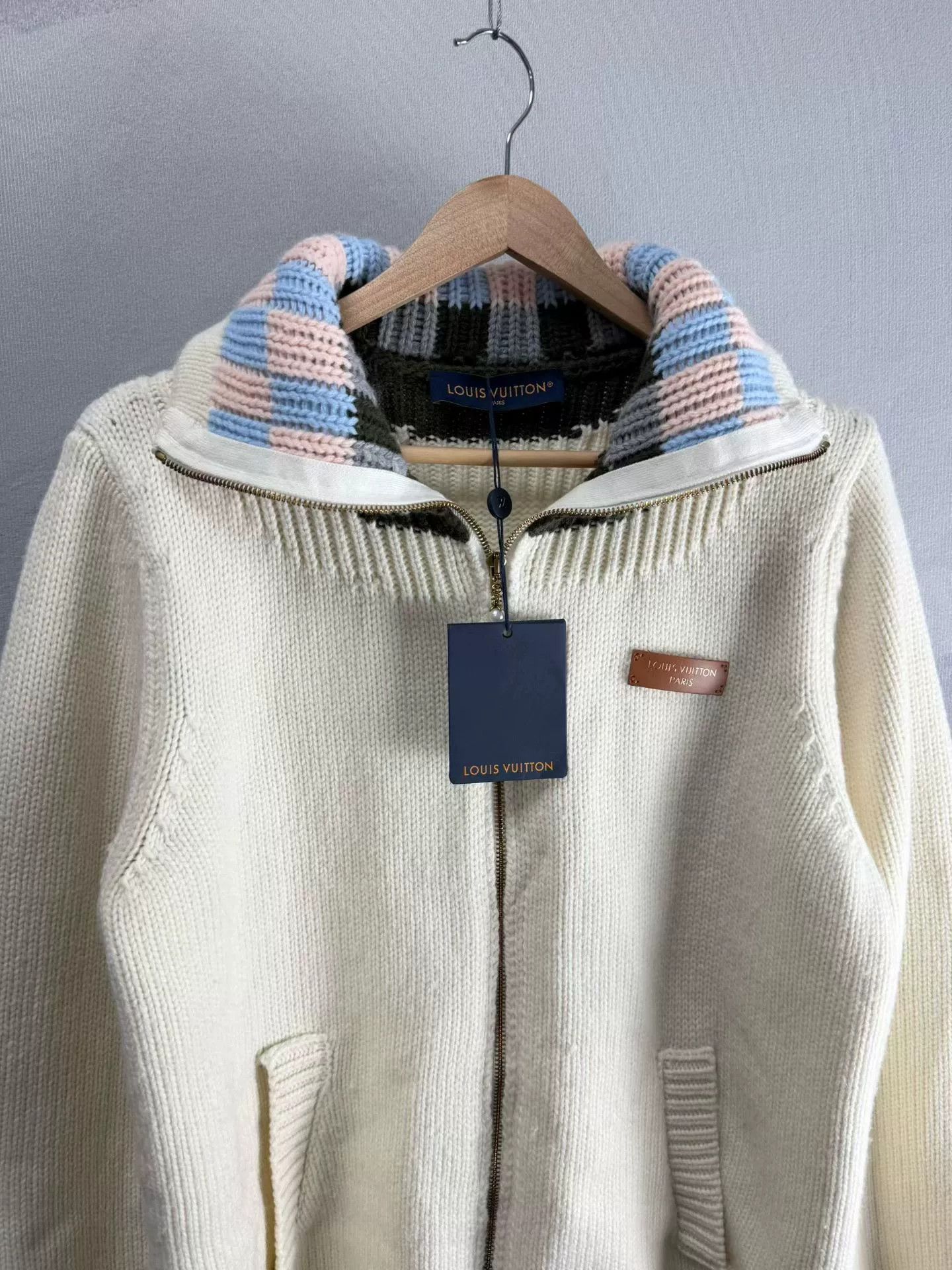 Louis Vuitton Louis Vuitton Embroidered Logo Knit Jacket Size S Size US S / EU 44-46 / 1 - 3 Thumbnail