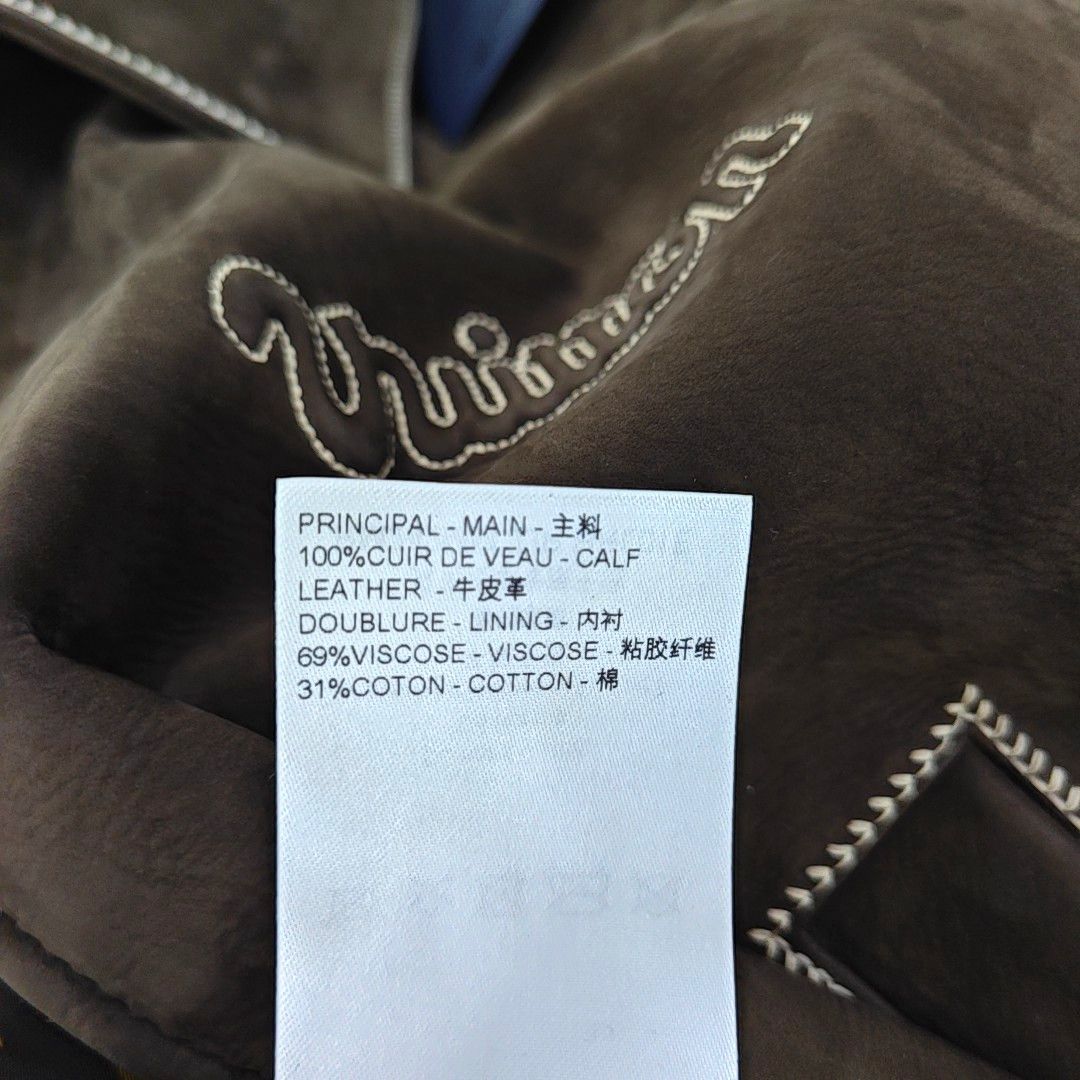 Louis Vuitton Louis Vuitton Suede Bomber Jacket Size S Size US S / EU 44-46 / 1 - 3 Thumbnail