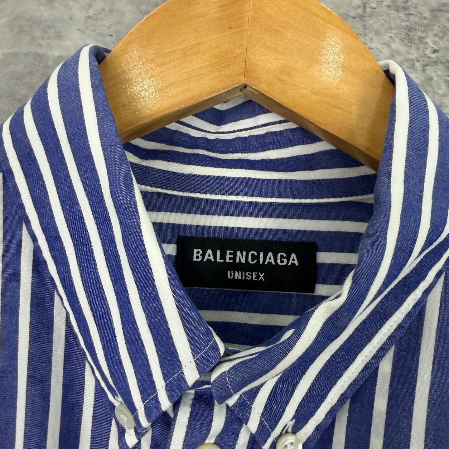 Balenciaga Balenciaga Striped Button Up Shirt Size S Size US S / EU 44-46 / 1 - 6 Thumbnail