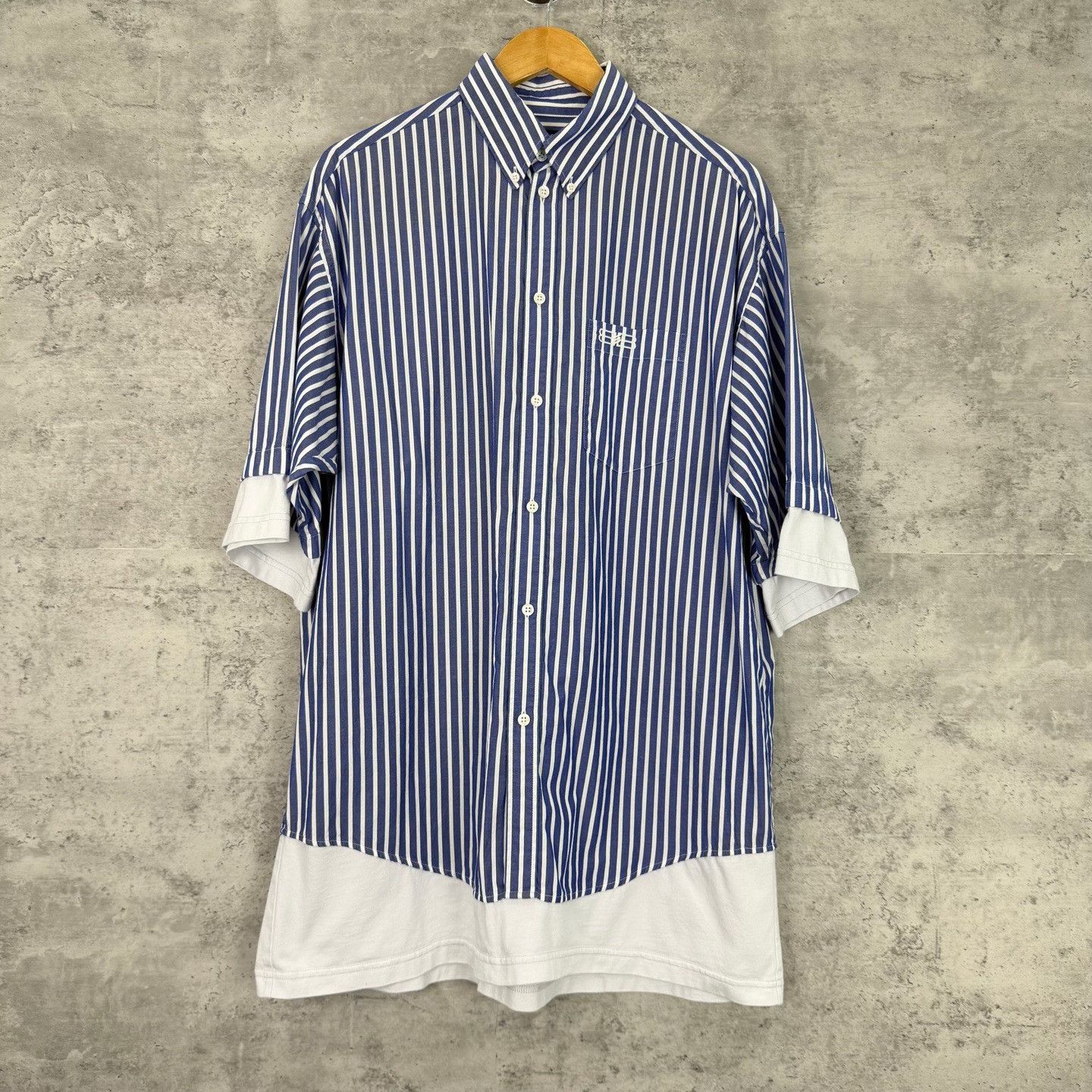 Balenciaga Balenciaga Striped Button Up Shirt Size S Size US S / EU 44-46 / 1 - 2 Thumbnail