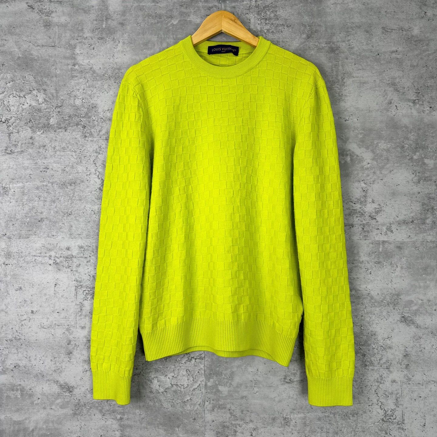 Louis Vuitton Louis Vuitton Chessboard Knit Sweater Size M Size US M / EU 48-50 / 2 - 2 Thumbnail