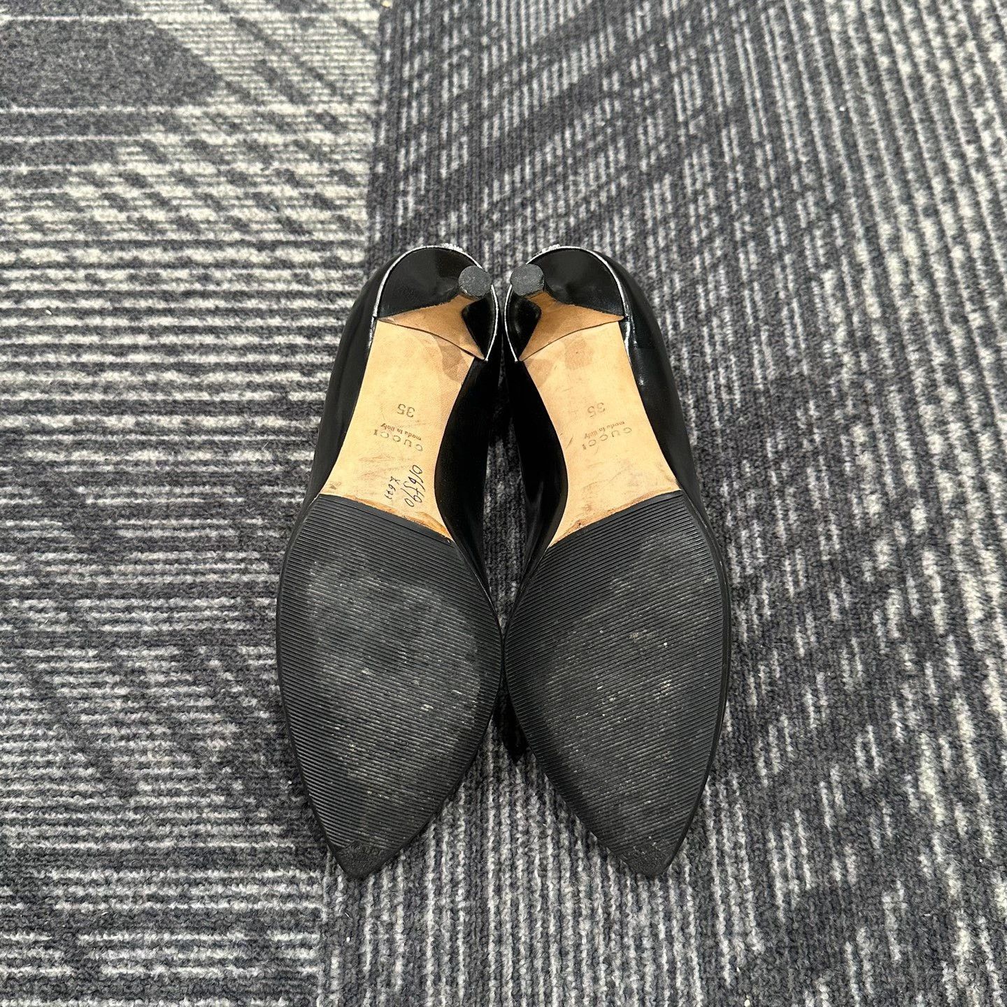 Gucci Gucci Black Kitten Heels Size 35 Size US 5 / IT 35 - 7 Thumbnail