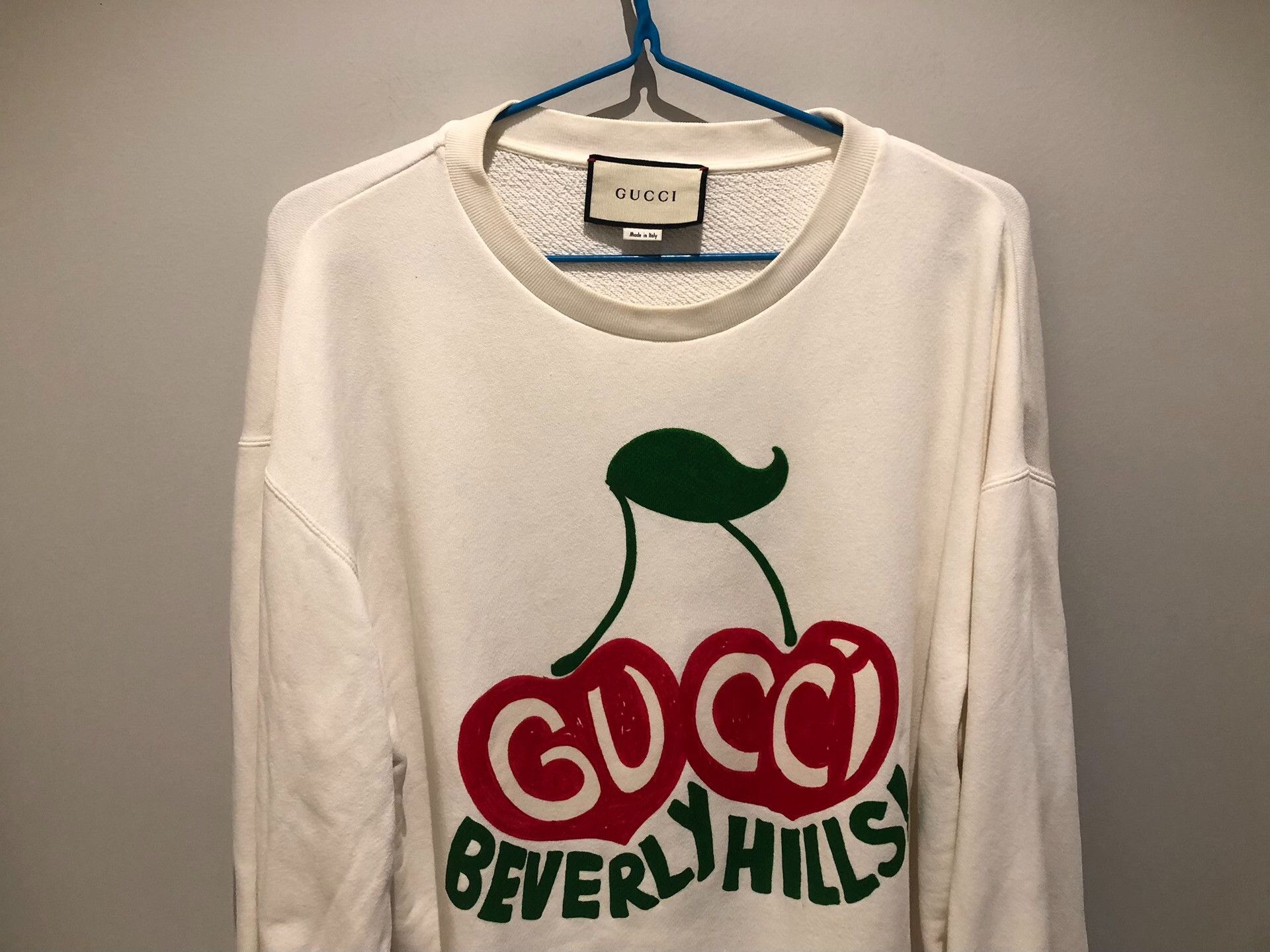 Gucci Gucci Cherry Beverly Hills Sweatshirt Size M Size US M / EU 48-50 / 2 - 4 Thumbnail