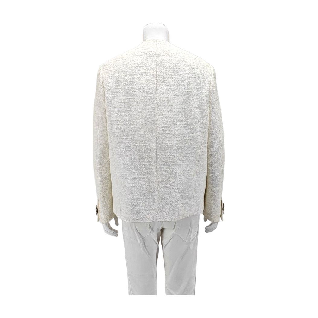 Louis Vuitton Louis Vuitton Textured Collarless Jacket Size M Size US M / EU 48-50 / 2 - 2 Thumbnail