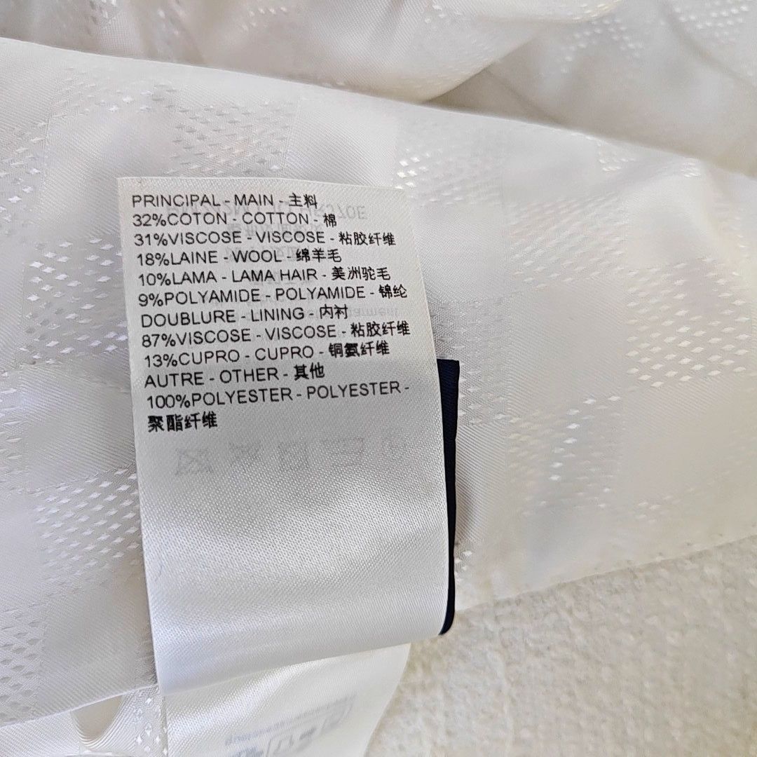 Louis Vuitton Louis Vuitton Textured Collarless Jacket Size M Size US M / EU 48-50 / 2 - 3 Thumbnail
